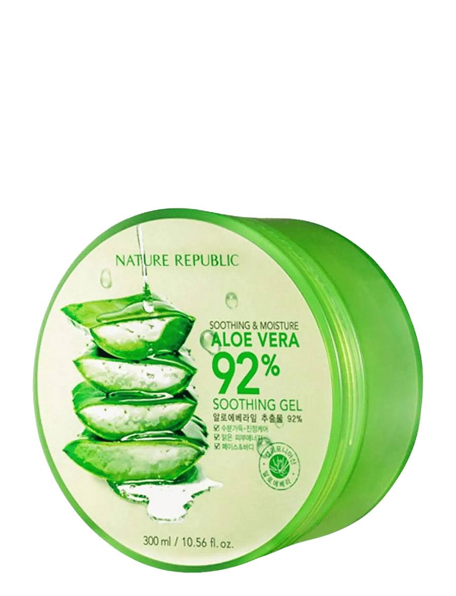 Nature Republic - Soothing & Moisture Aloe Vera Soothing Gel - rengöringsgel - clear - 1