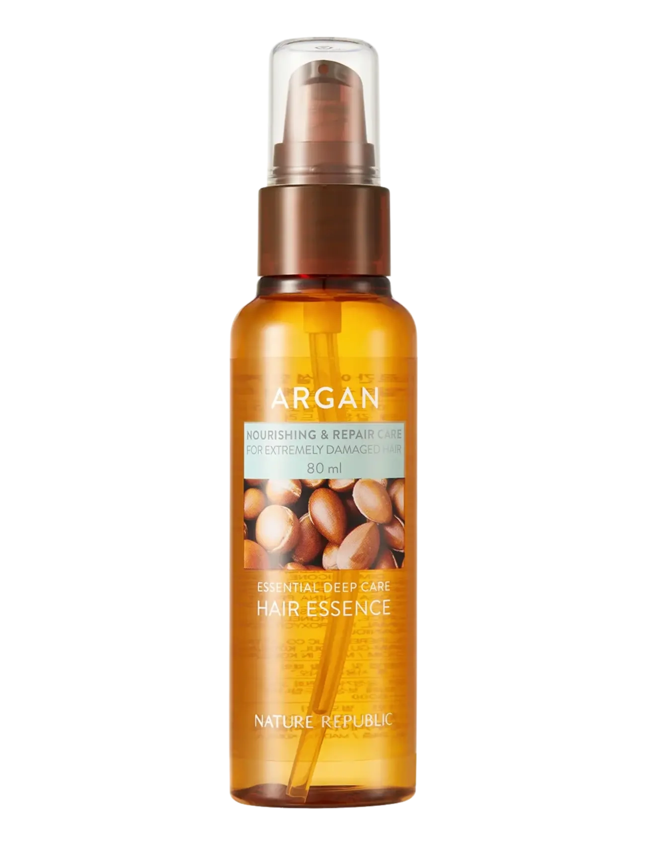 Nature Republic Argan Essential Moisture Hair Oil - Håroljor - CLEAR / undefined