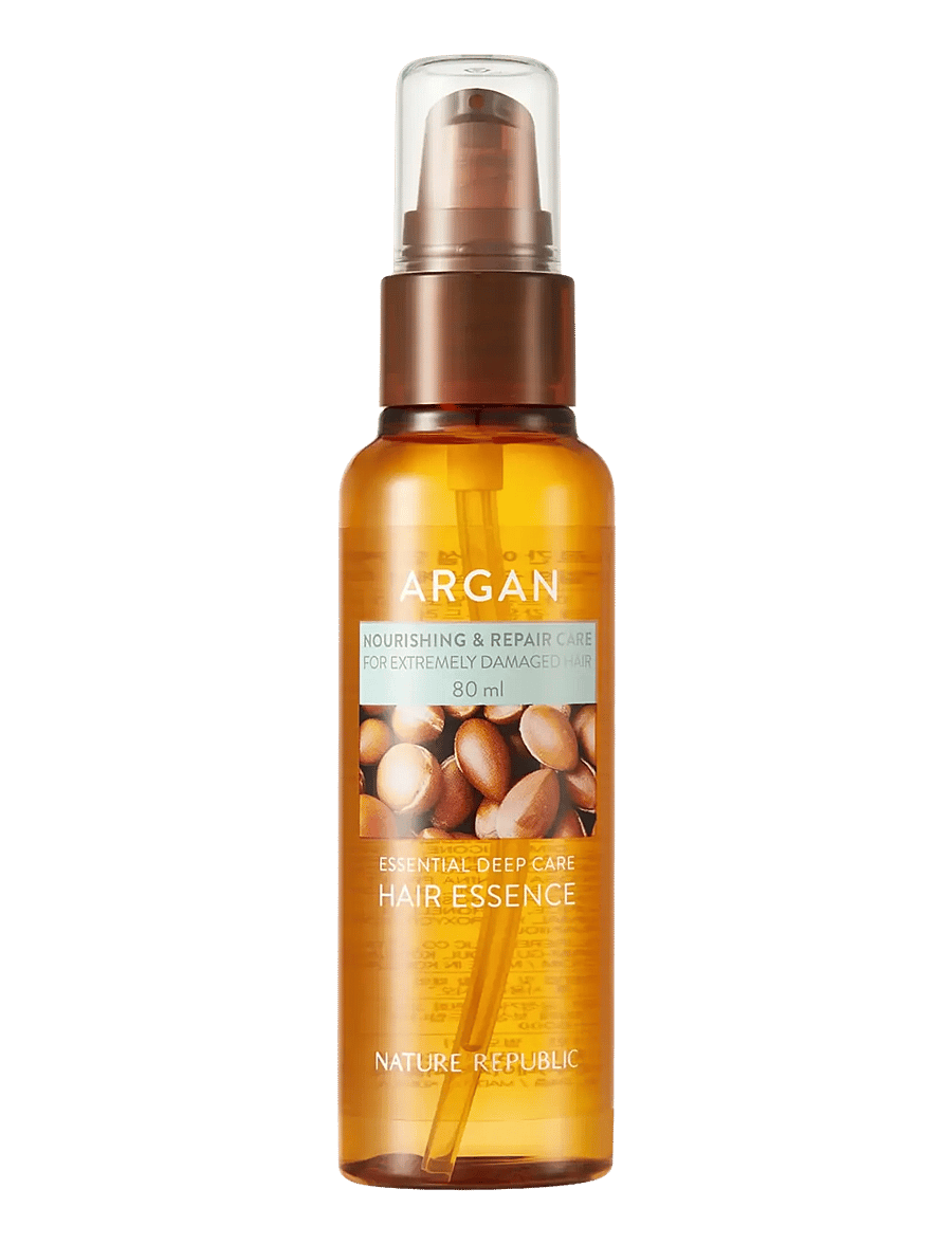 Nature Republic - Argan Essential Moisture Hair Oil - hárolíur - clear - 1