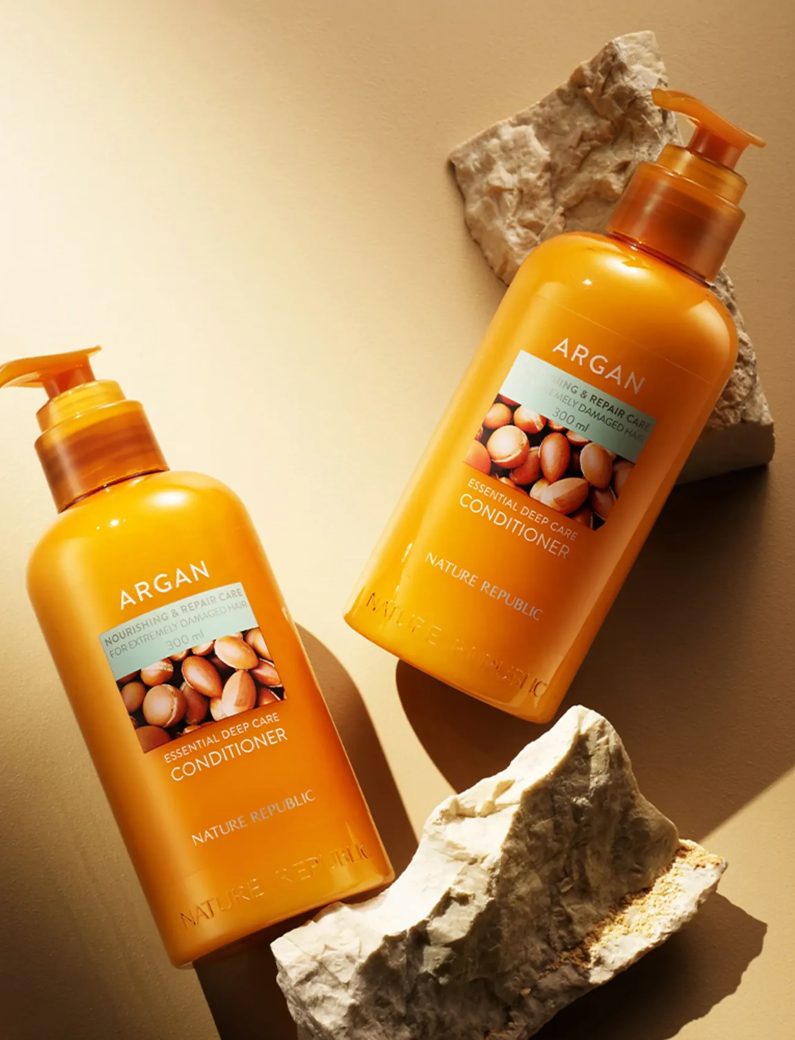 Nature Republic Argan Essential Moisture Repairing Conditioner, 300 ml, Nude, Pleje > Balsam, Dame