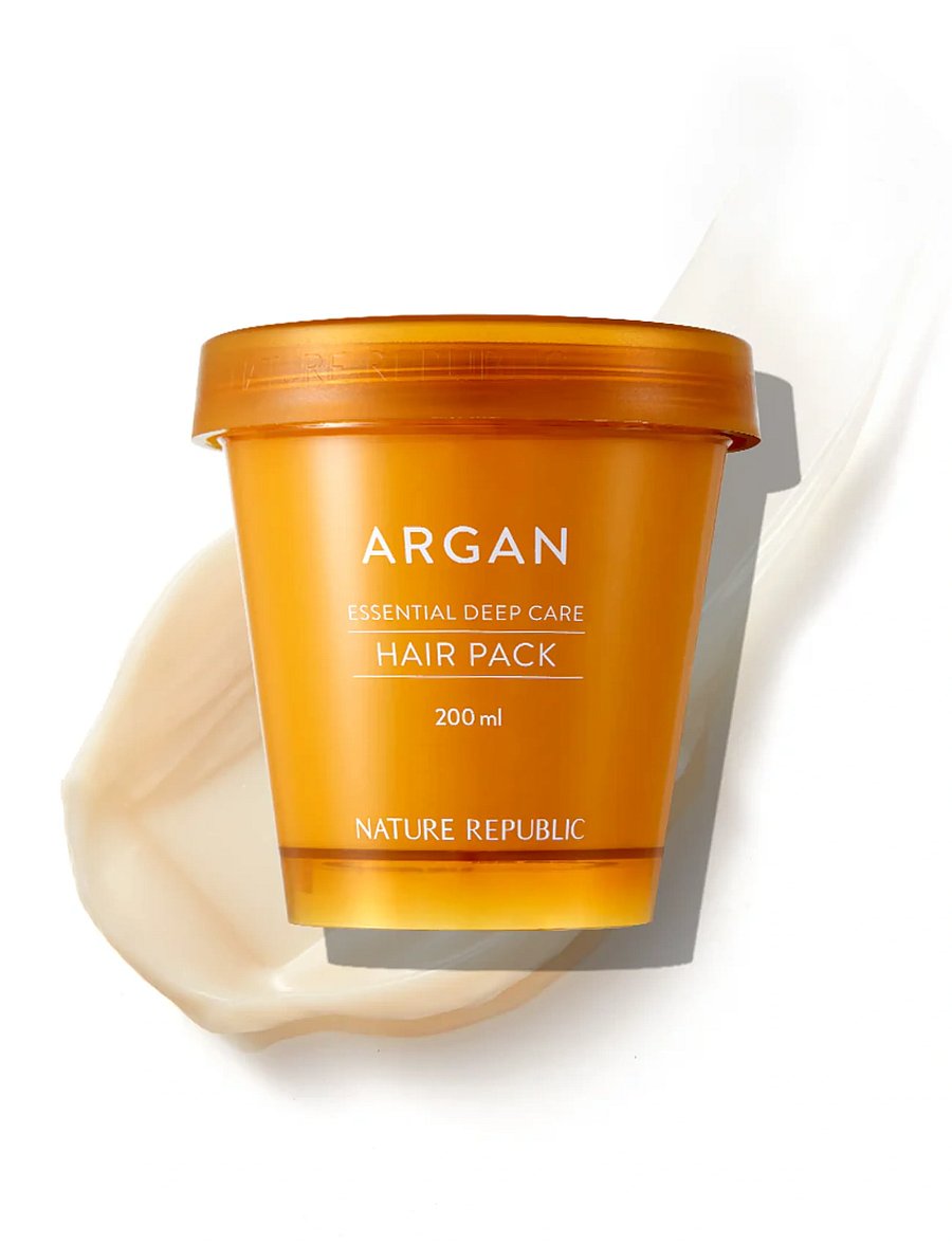 Nature Republic - Argan Essential Moisture Repairing Hair Mask - hårmasker - clear - 0