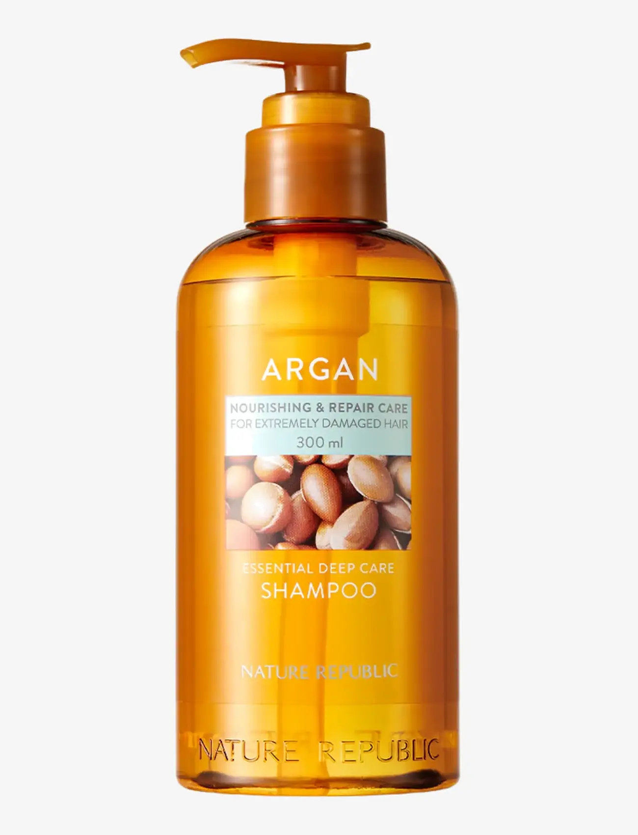 Nature Republic - Argan Essential Moisture Repairing Shampoo - shampoo - clear - 1
