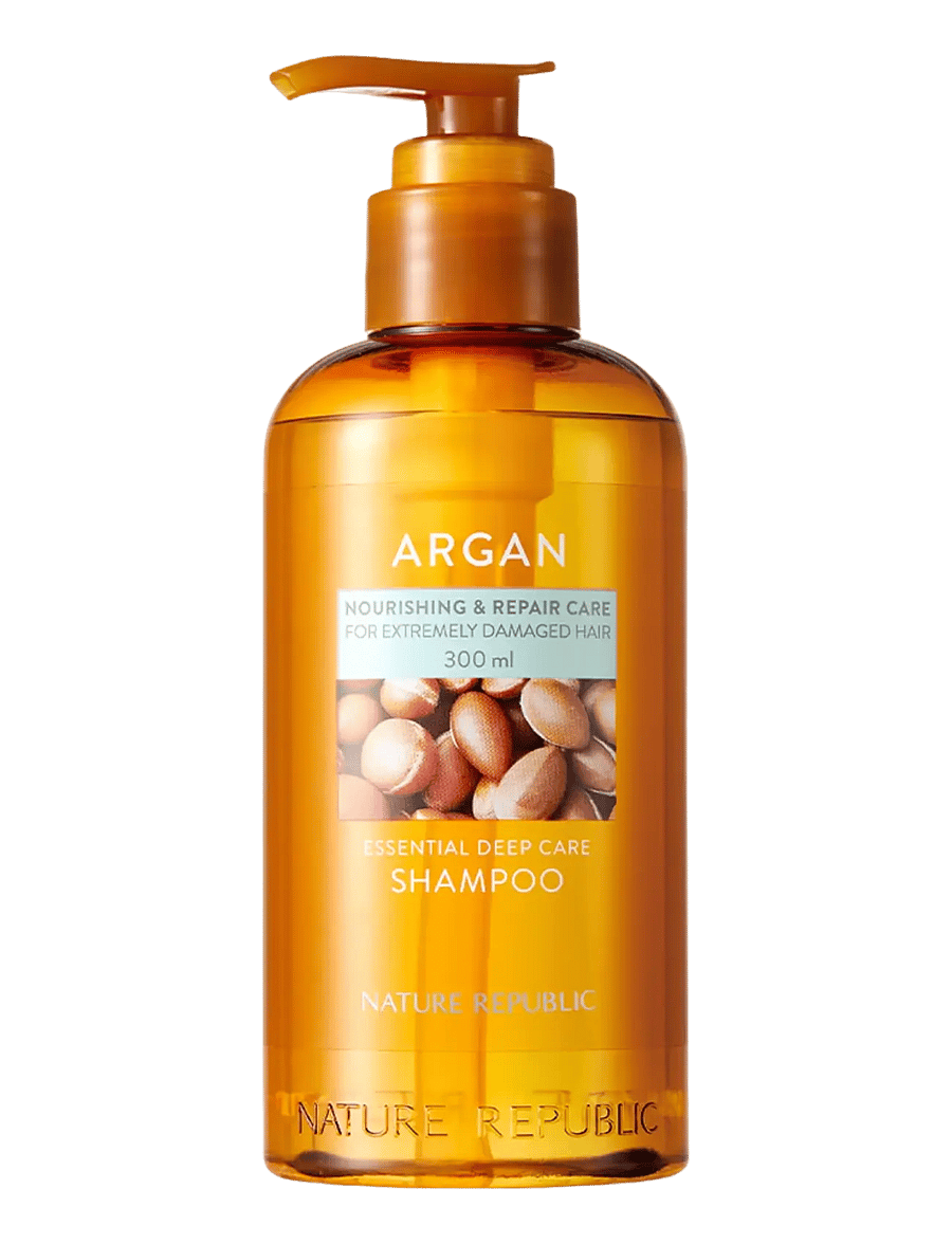 Nature Republic - Argan Essential Moisture Repairing Shampoo - shampoo - clear - 1