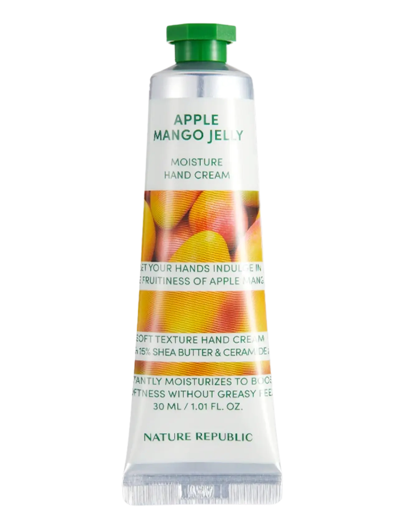 Nature Republic Hand & Nature Apple Mango Jelly Hand Cream, Hand Creme, Multi/mønstret, Str: 30 ML