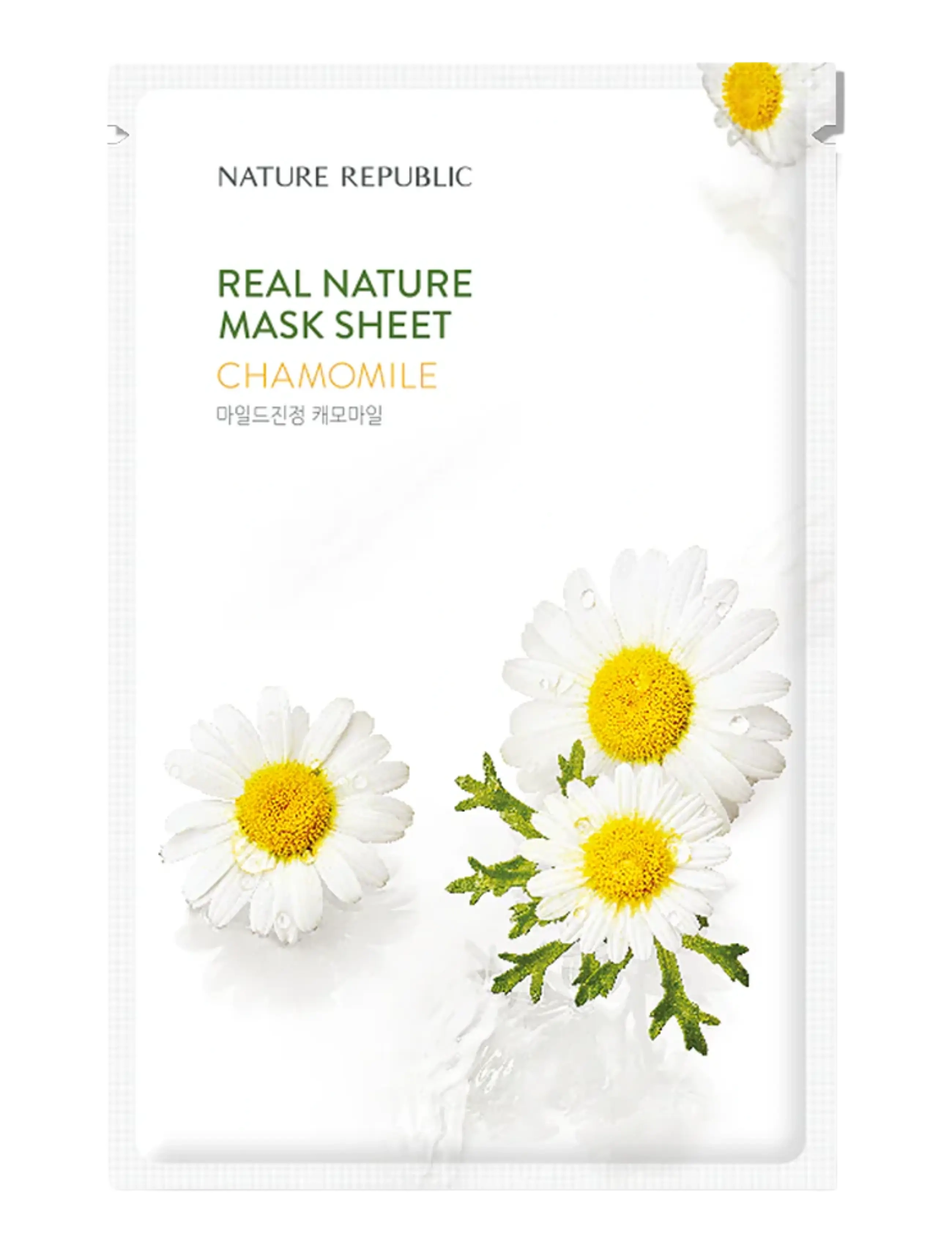 Nature Republic Real Nature Mask Sheet Chamomile, Sheetmaske, Nude, Str: 23 ML