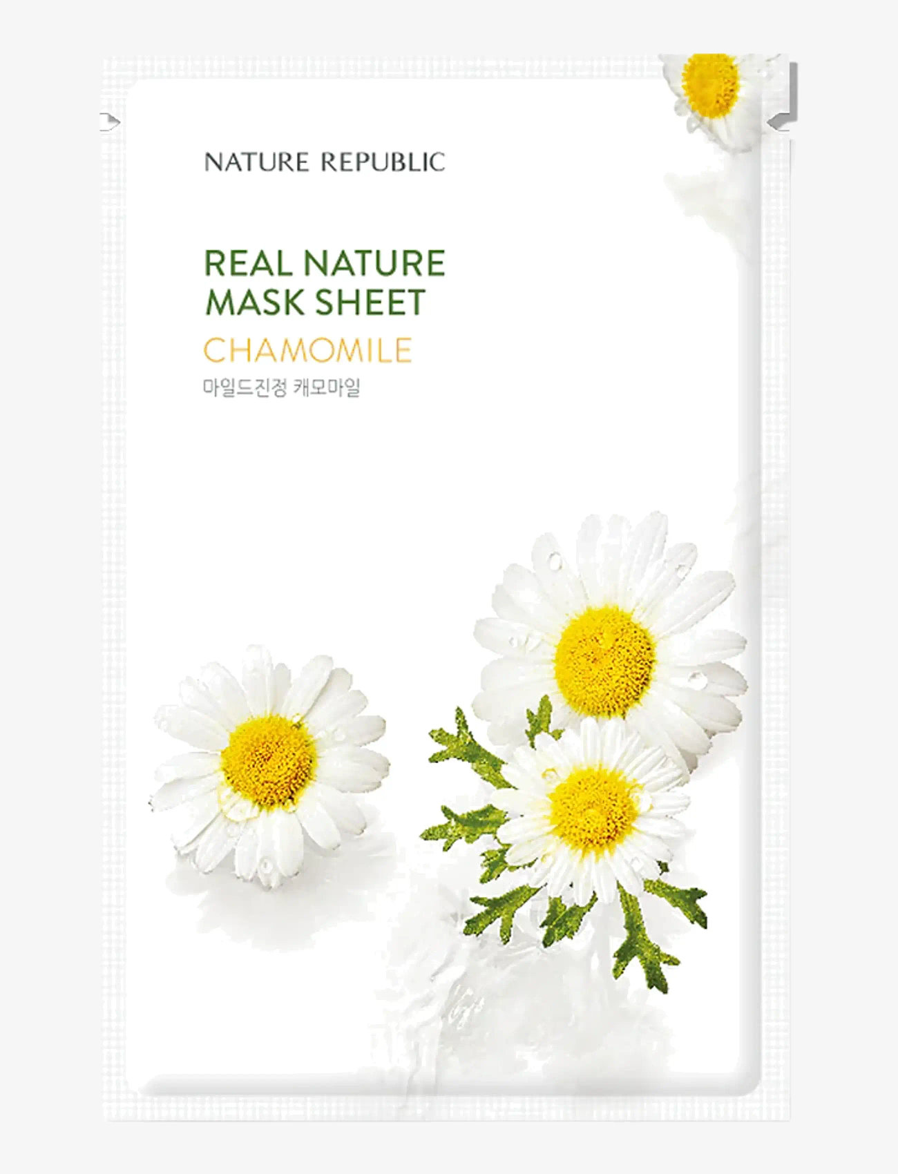 Nature Republic - Real Nature Mask Sheet Chamomile - sheet masks - clear - 1