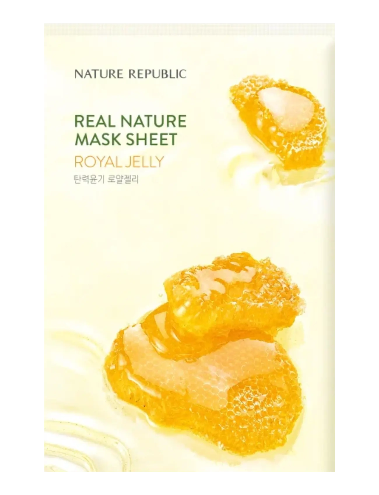 Nature Republic Real Nature Mask Sheet Royal Jelly, Sheetmaske, Nude, Str: 23 ML