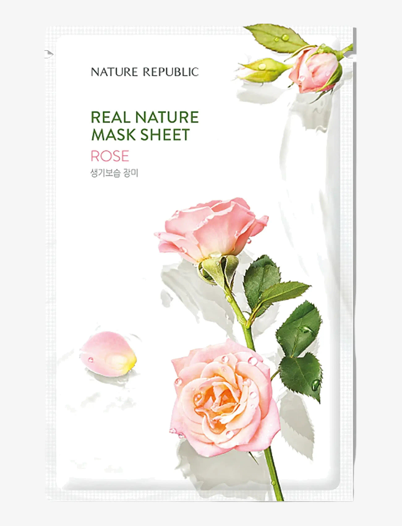 Nature Republic - Real Nature Sheet Mask Rose - sheet masks - clear - 1