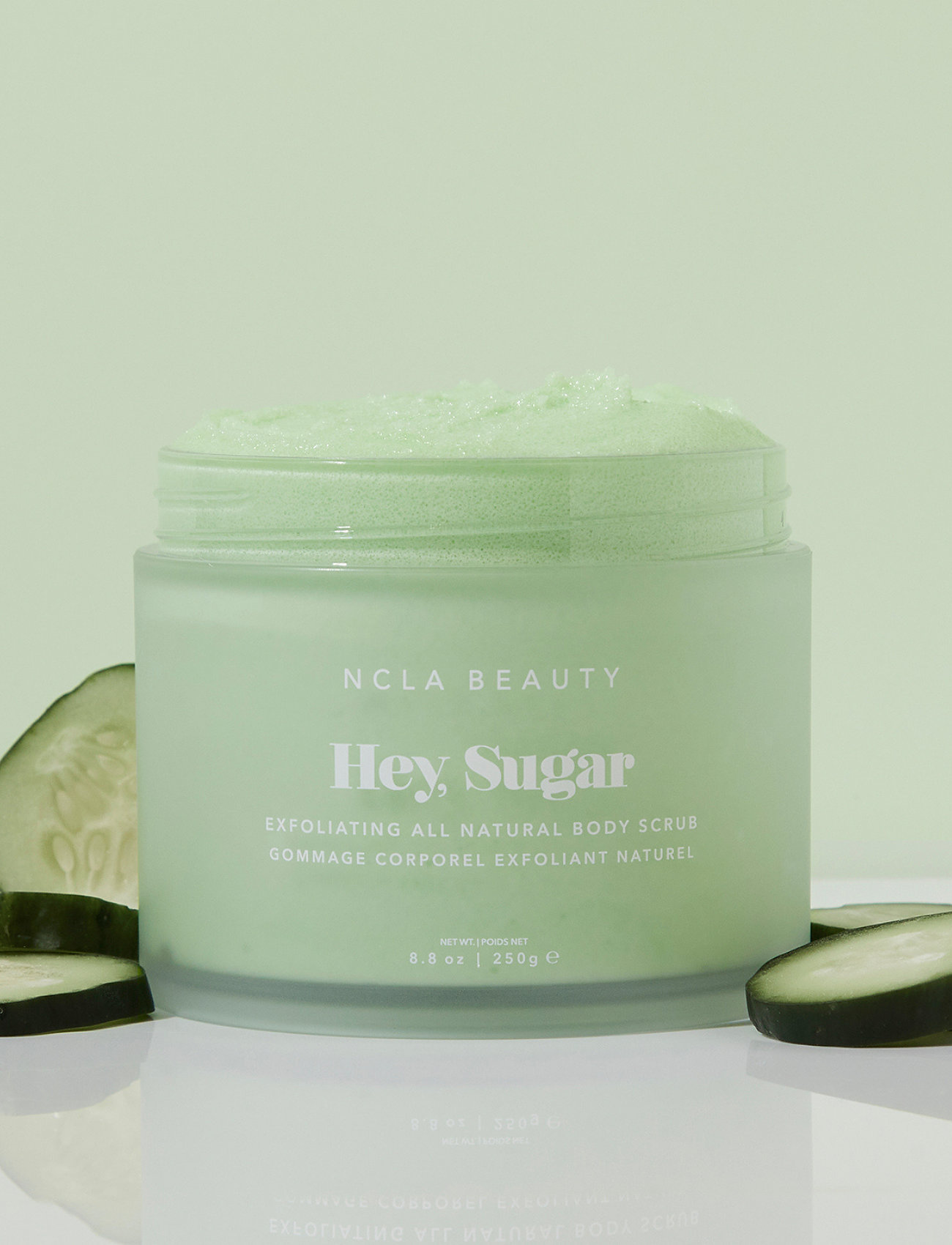 NCLA beauty - Hey, Sugar Cucumber Body Scrub - keha koorimine - cucumber - 1