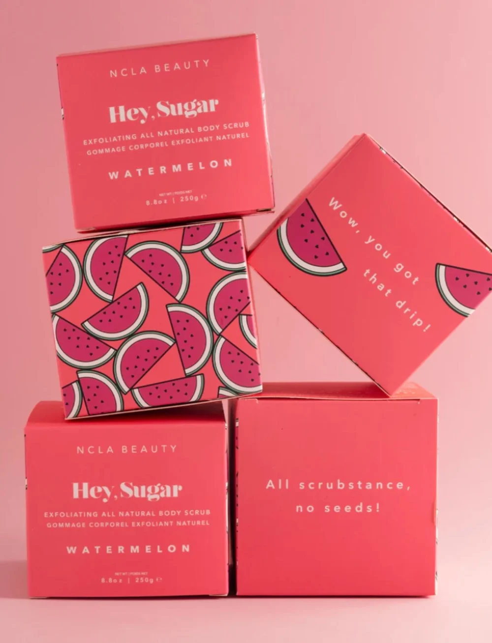 NCLA beauty - Hey, Sugar Watermelon Body Scrub - keha koorimine - watermelon - 3