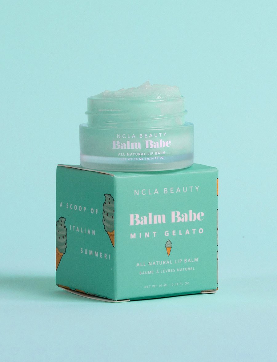 NCLA beauty - Balm Babe - Mint Gelato Lip Balm - läppbalsam - balm babe - mint gelato lip balm - 1