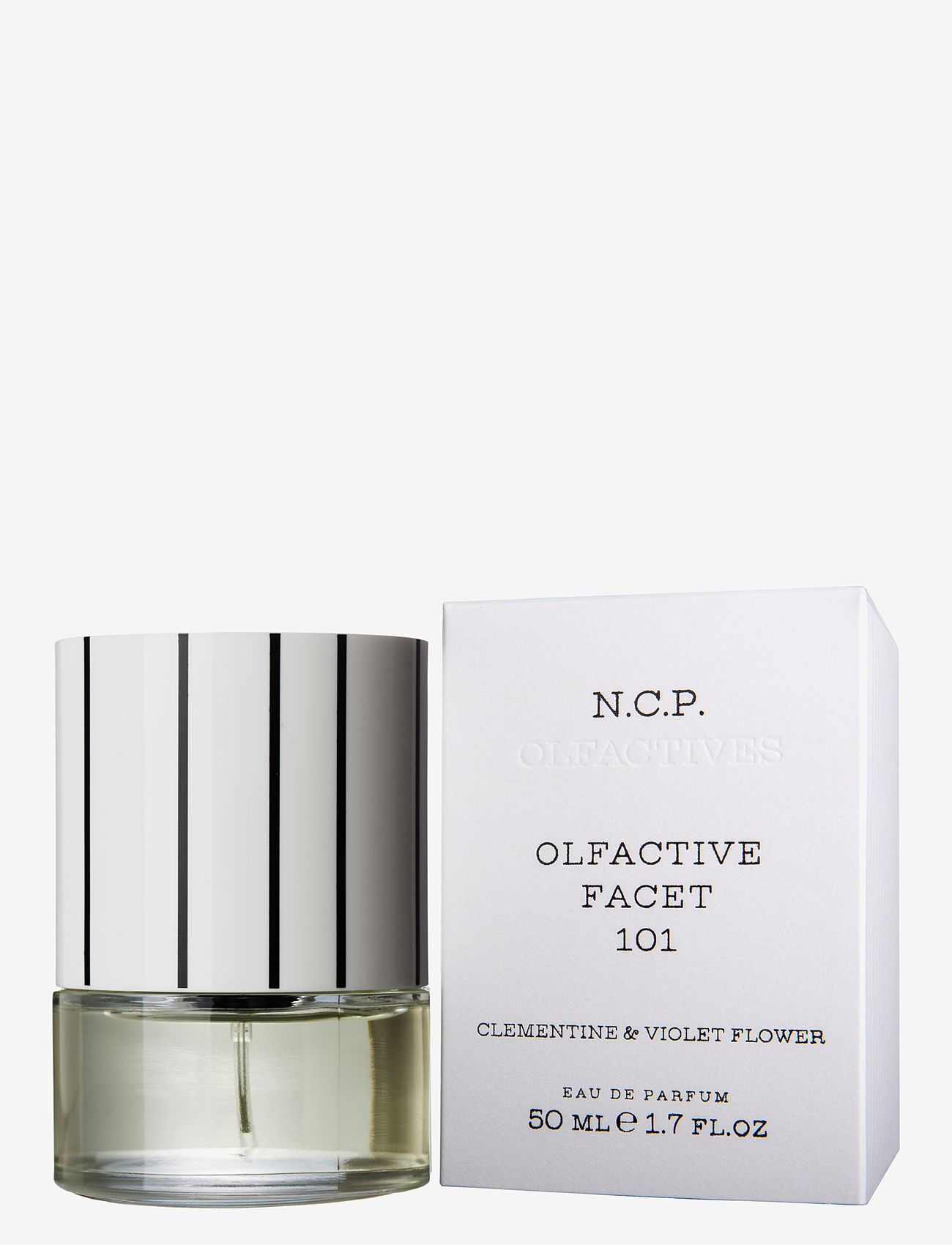 N.C.P. - Facet 101, Clementine & Violet Flower - til ham  - clear - 2