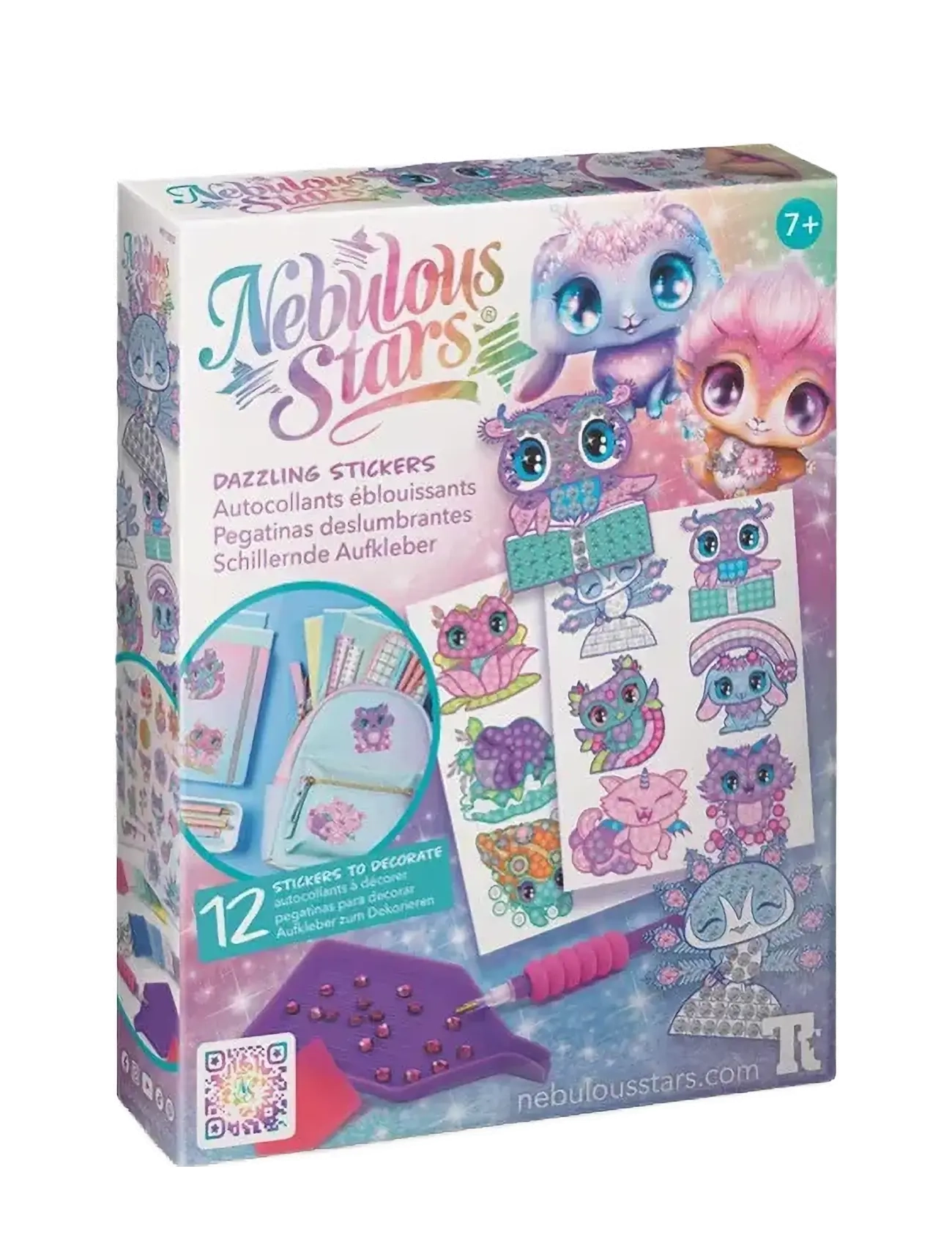 Nebulous Stars Dazzling Stickers, Børn, Stickers, Multi/mønstret, Str: ONE SIZE