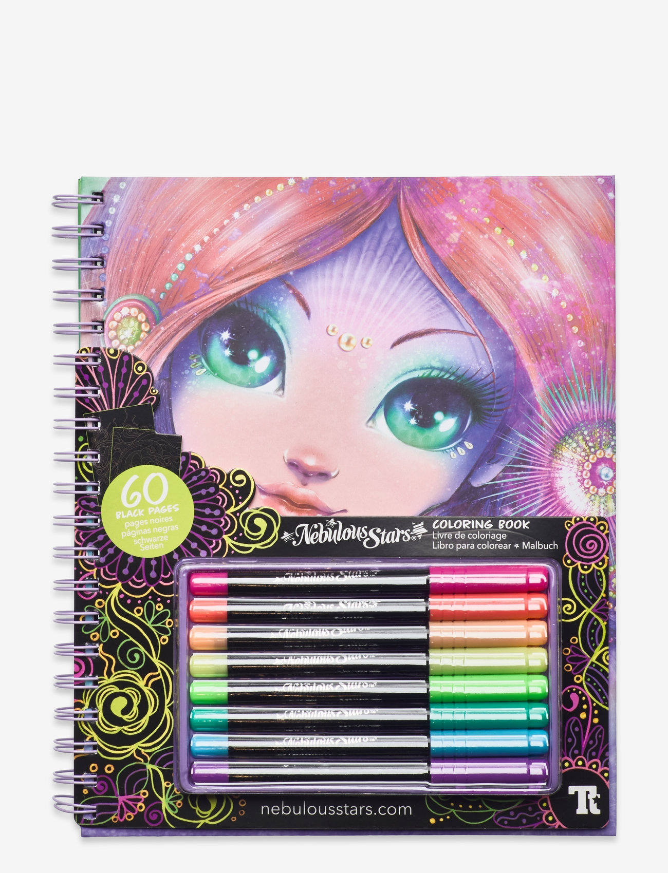 Nebulous Stars - Nebulous Star Black Pages Coloring Book Coralia - male- & kreabøger - multi - 0