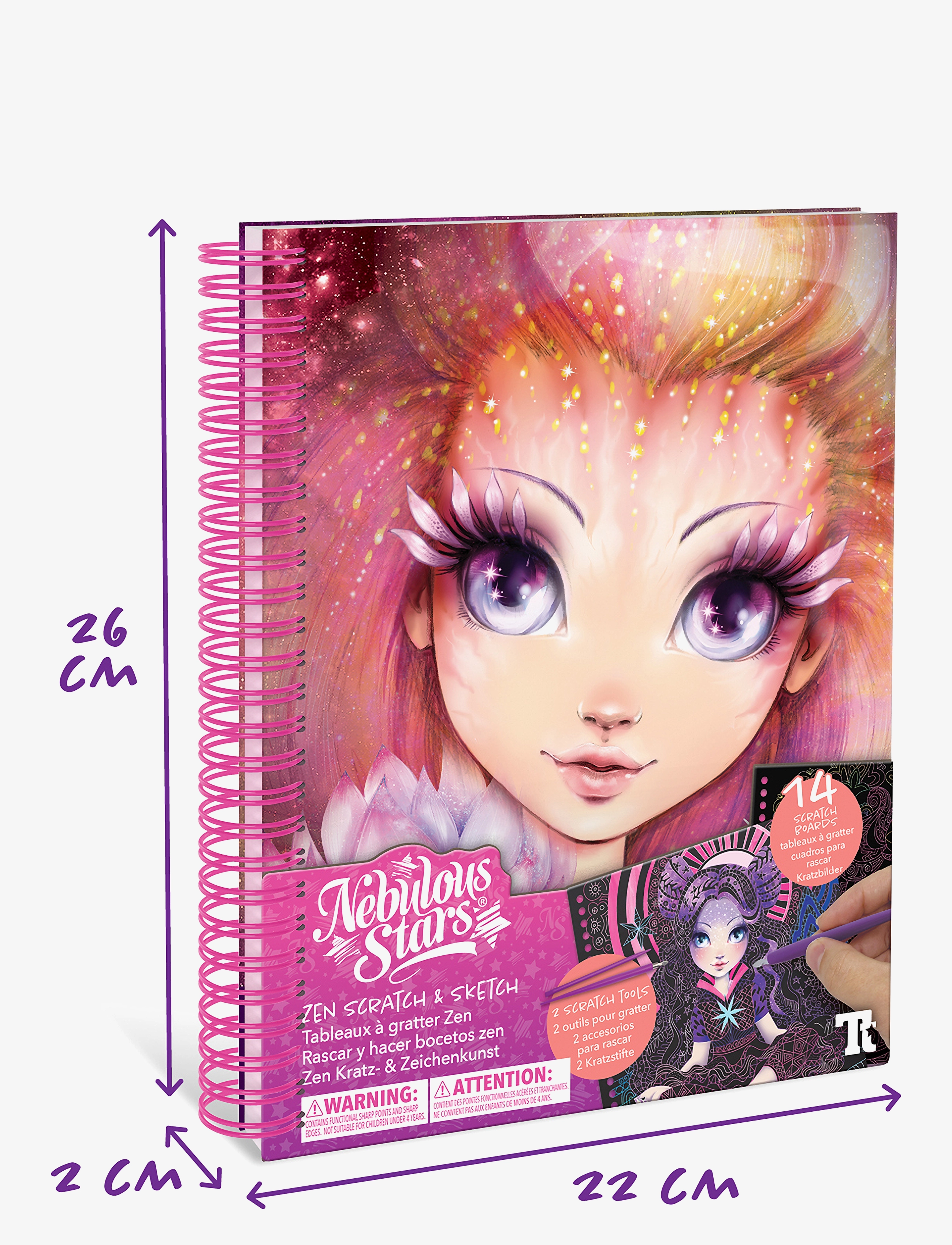 Nebulous Stars - Nebulous Star Creative Book Zen Scratch/Sketch - multi - 1