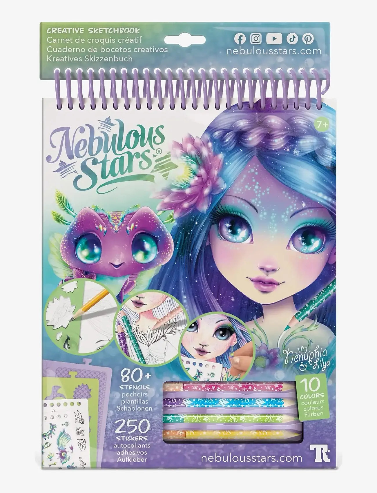 Nebulous Stars - Nebulous Stars Creative Sketchbook - Nenuphia - målar- & pysselböcker - muti - 1