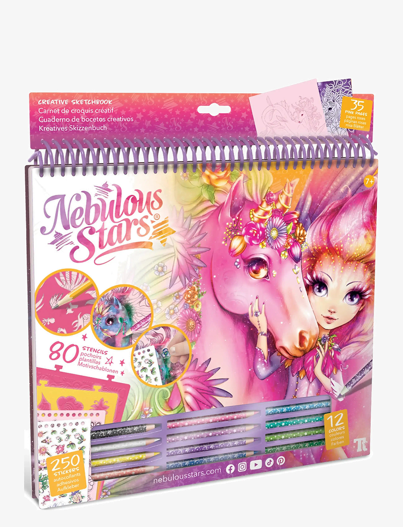 Nebulous Stars - Nebulous Star Large Creative Sketchbook - lita- og föndurbækur - multi - 0
