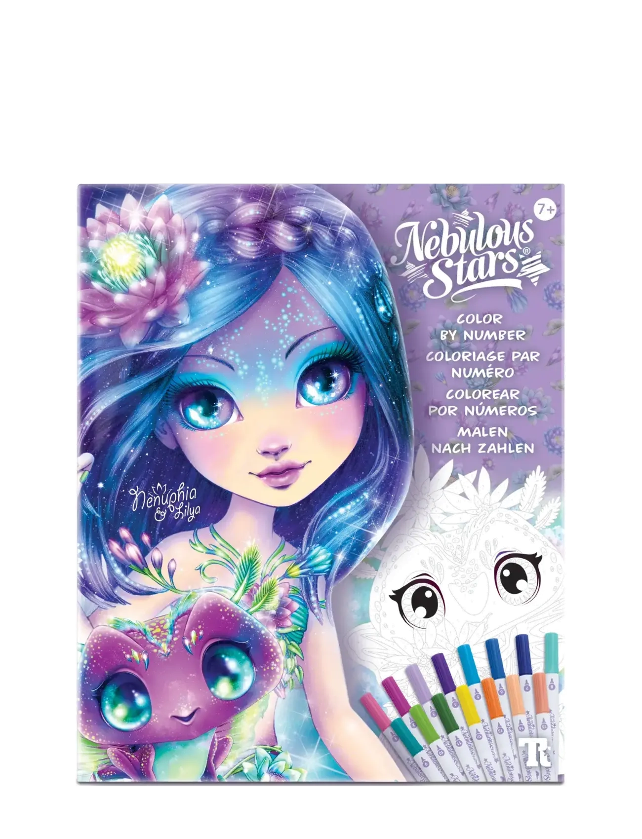 Nebulous Stars Nebulous Stars Color-By-Number Book Set - Nenuphia - 4 for 3 - MULTI / multi