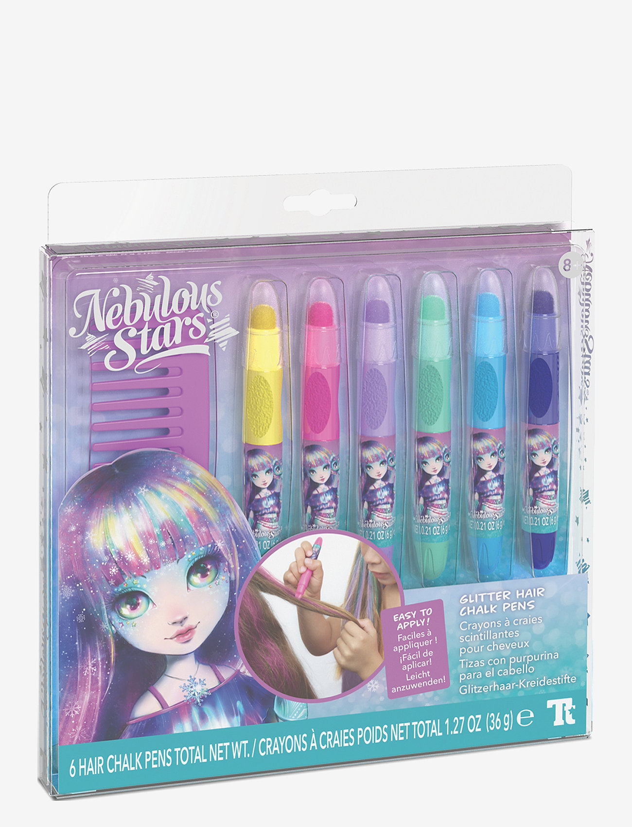 Nebulous Stars - Nebulous Star Glitter Hair Chalks - ansigtsmaling - multi - 1