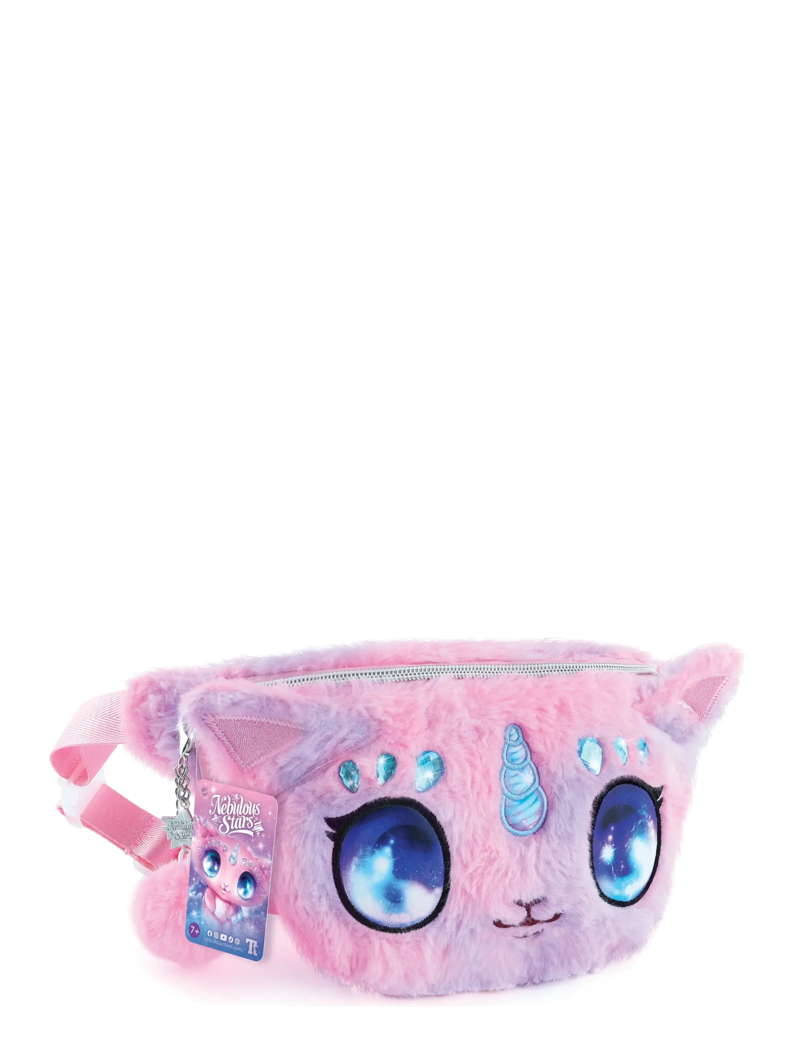 Nebulous Stars Nebulous Stars Fuzzy Waist Bag - Stella - Bæltetasker - MUTI / pink/rose