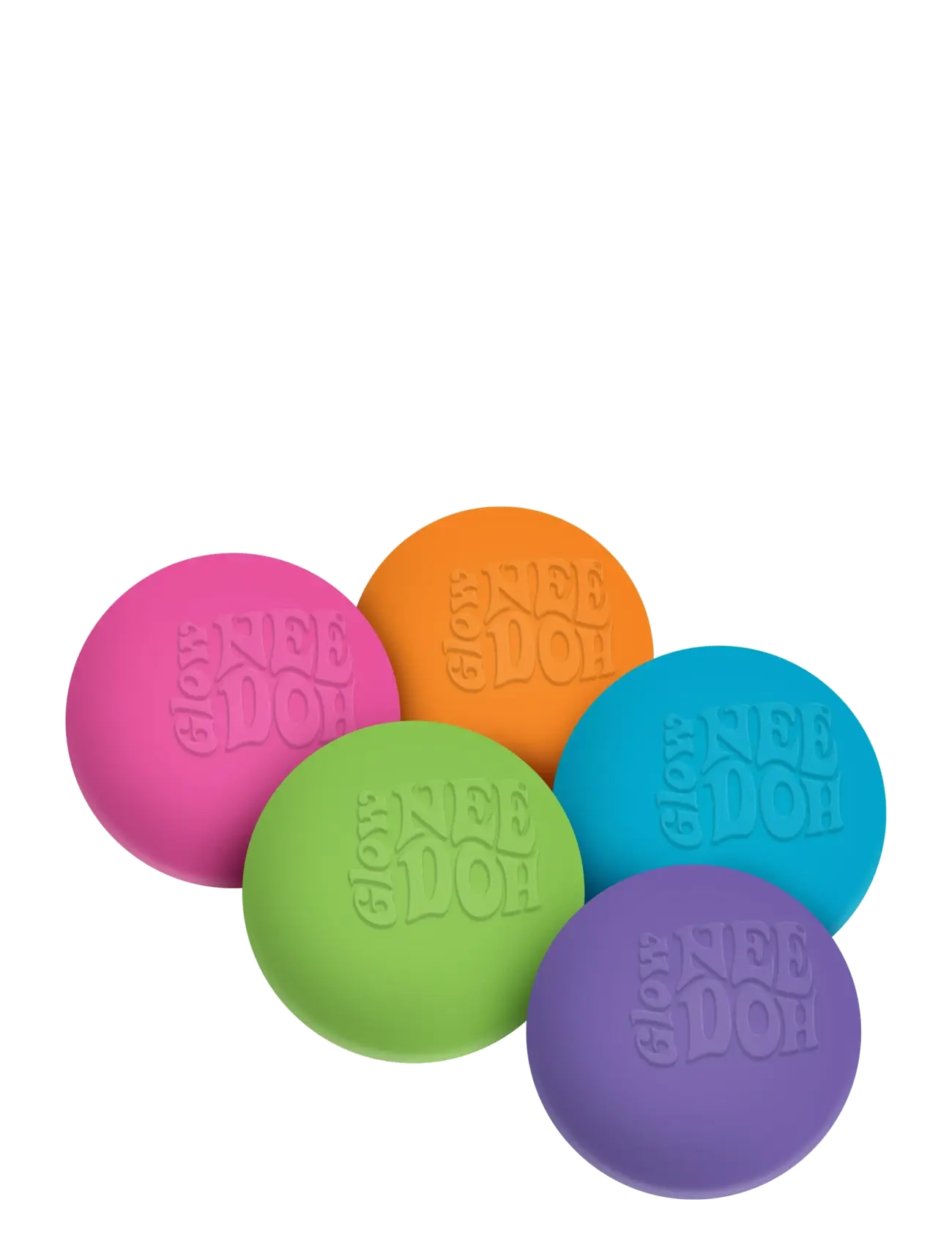 Needoh Glow In The Dark CDU - Fidget leikföng - MULTI COLOURED / multi