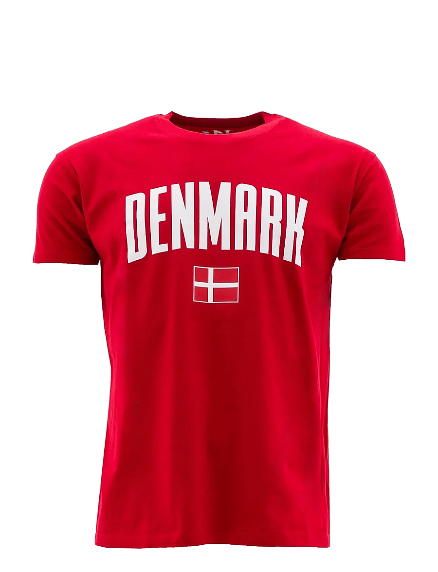 NeH - Unisex Denmark T-shirt - fußballoberteile - red - 0