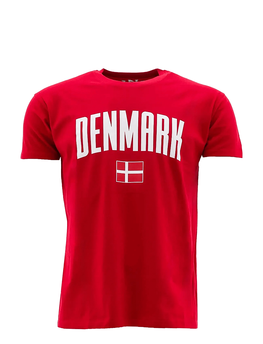 NeH - Kids Denmark T-shirt - sportoberteile - red - 0