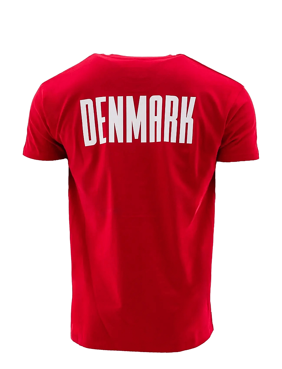 NeH - Kids Denmark T-shirt - sportoberteile - red - 1