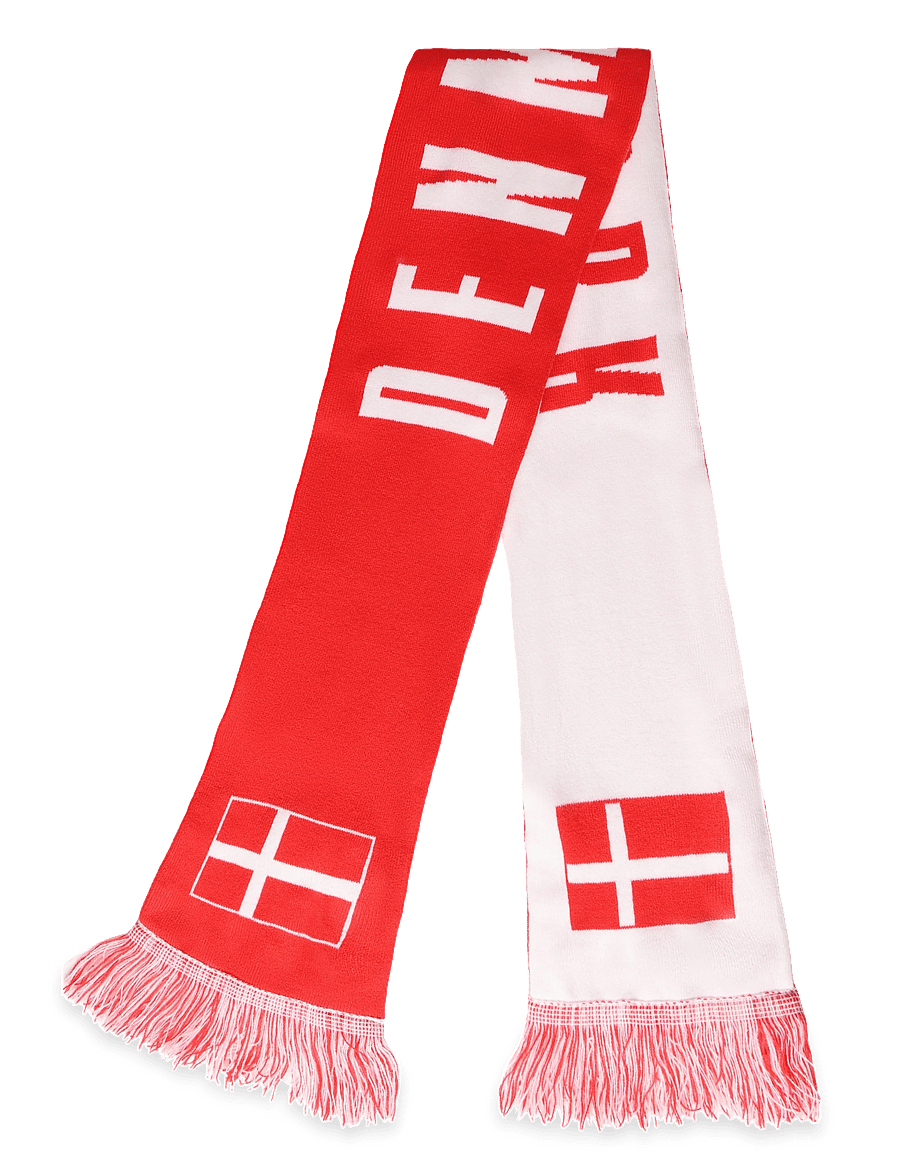 NeH - Unisex Denmark Scarf - halstørklæder - red - 1