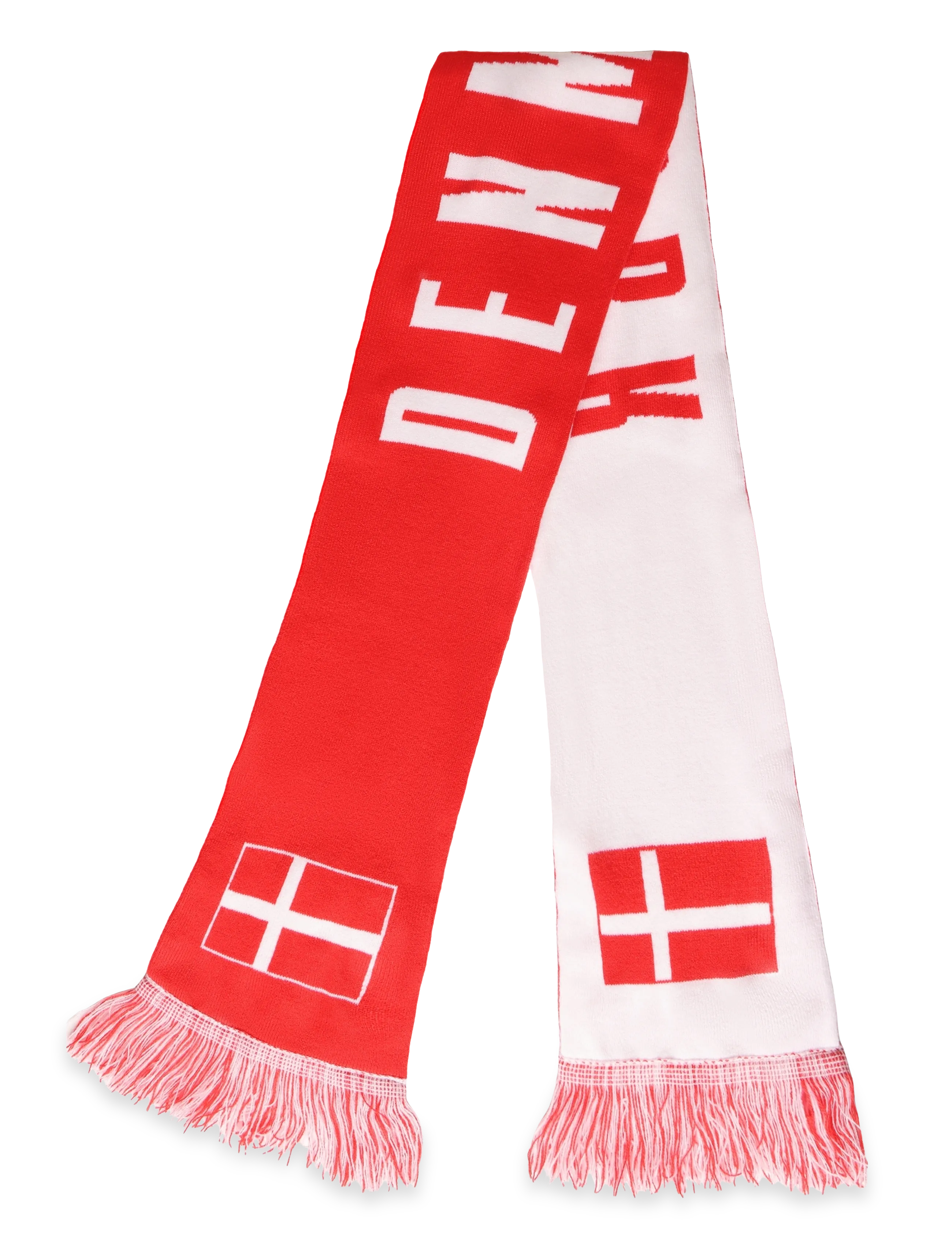 NeH - Unisex Denmark Scarf - halswärmer - red - 1