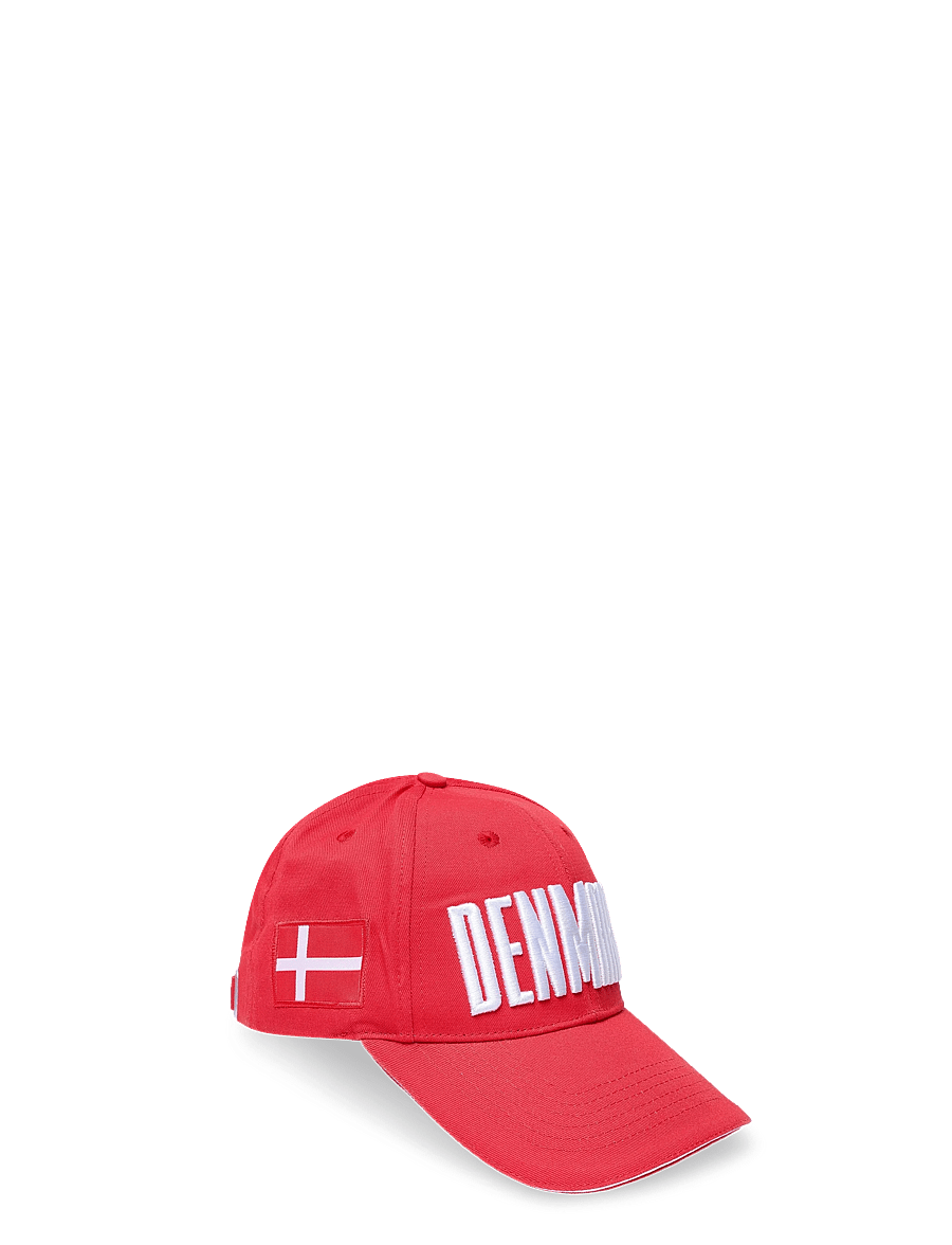 NeH - Kids Denmark Cap - caps - red - 0