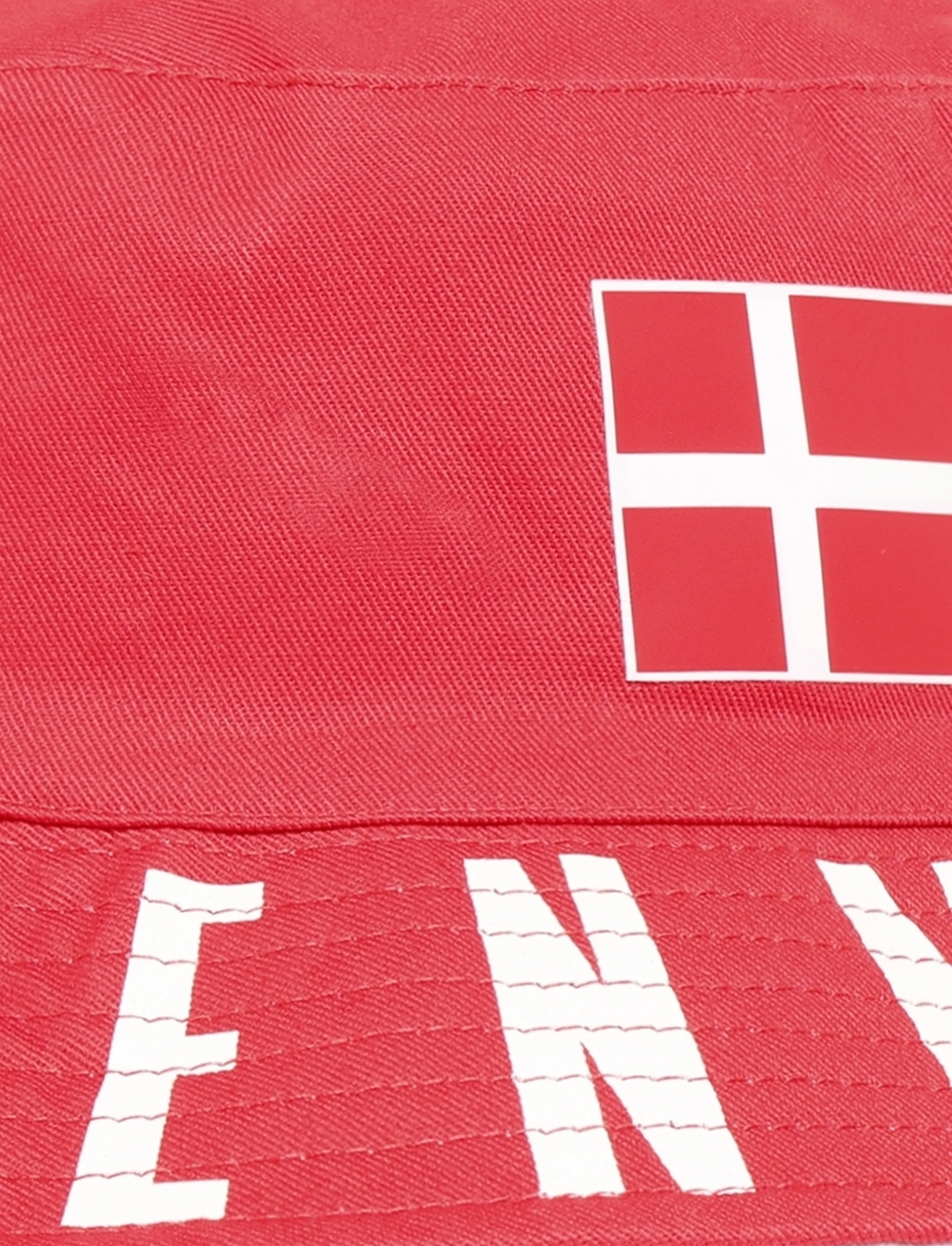 NeH - Unisex Denmark Sunhat - lägsta priserna - red - 2