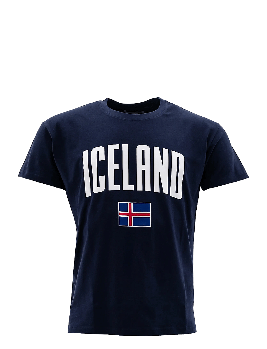 NeH - Unisex Iceland T-shirt - overdele - navy - 0