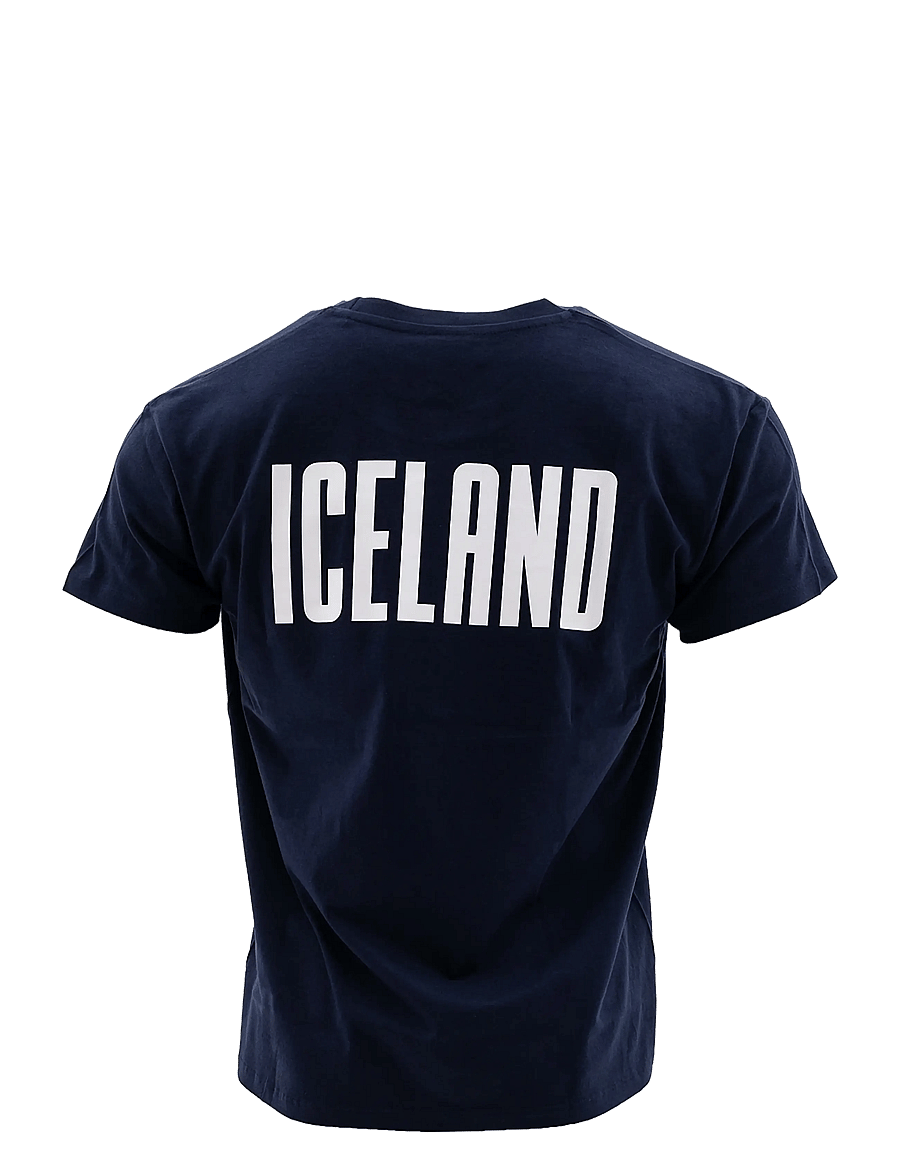 NeH - Unisex Iceland T-shirt - overdele - navy - 1