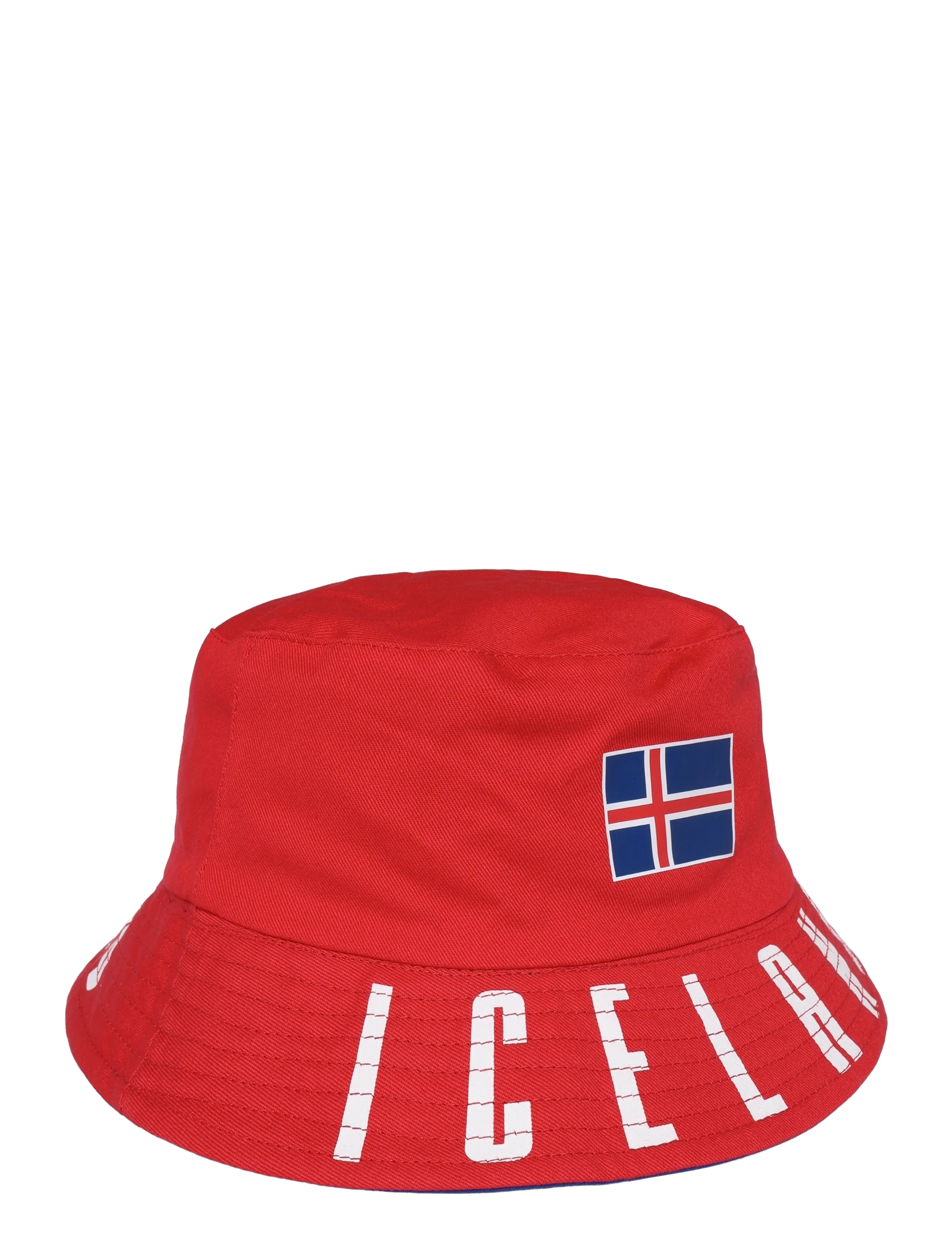 NeH Kids Iceland Sunhat, Børne Solhat Bøllehat, Rød, Str: ONE SIZE