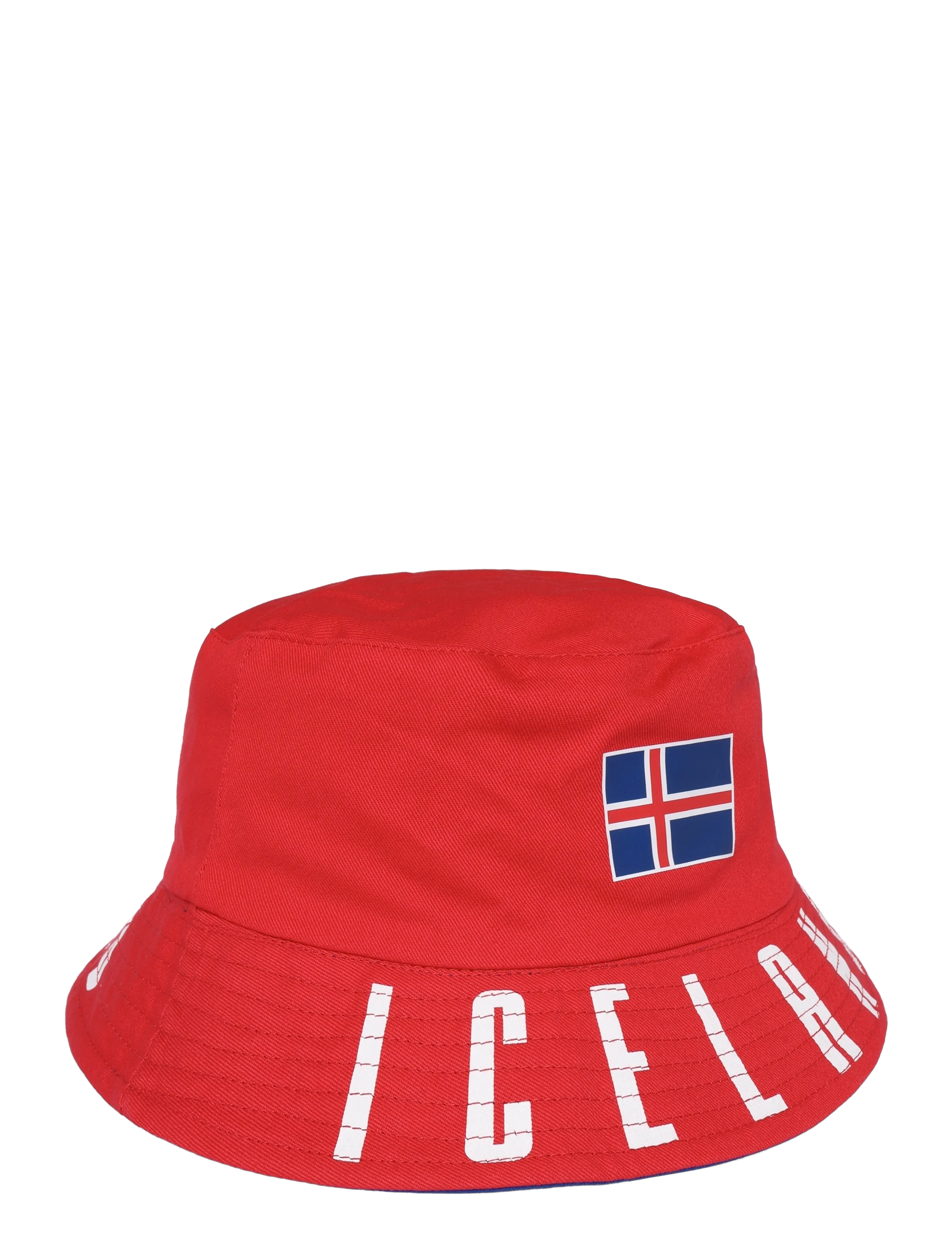 NeH Kids Iceland Sunhat - Kübarad - NAVY / red