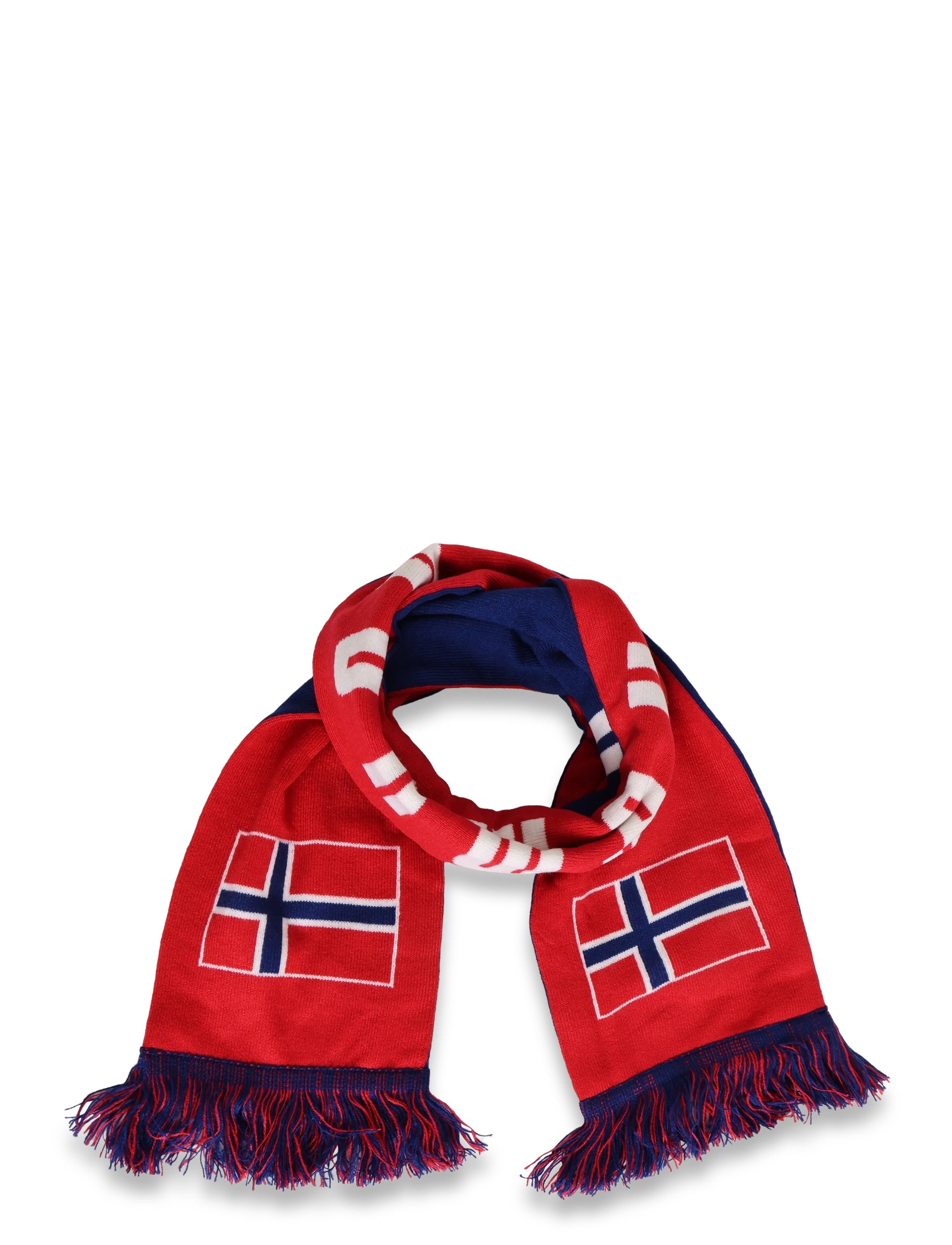 NeH Unisex Norway Scarf - Accessories - RED / red