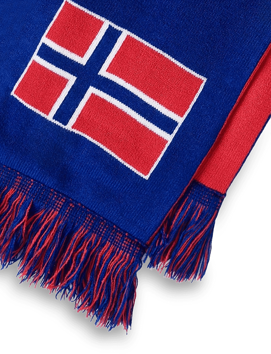 NeH - Unisex Norway Scarf - winterschals - red - 2