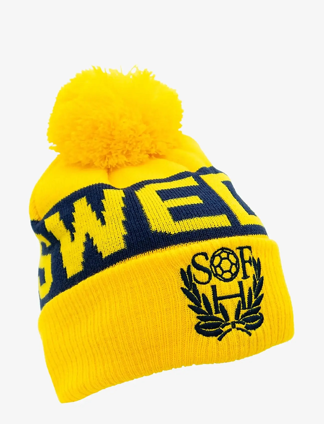 NeH - SHF Knitted Hat Yellow/Blue - huer - yellow/blue - 0