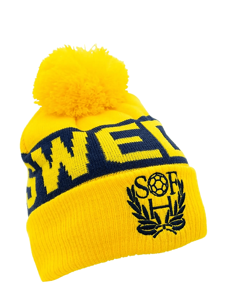 NeH - SHF Knitted Hat Yellow/Blue - beanies - yellow/blue - 0