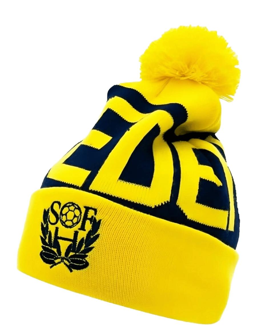 NeH - SHF Knitted Hat Yellow/Blue - beanies - yellow/blue - 1