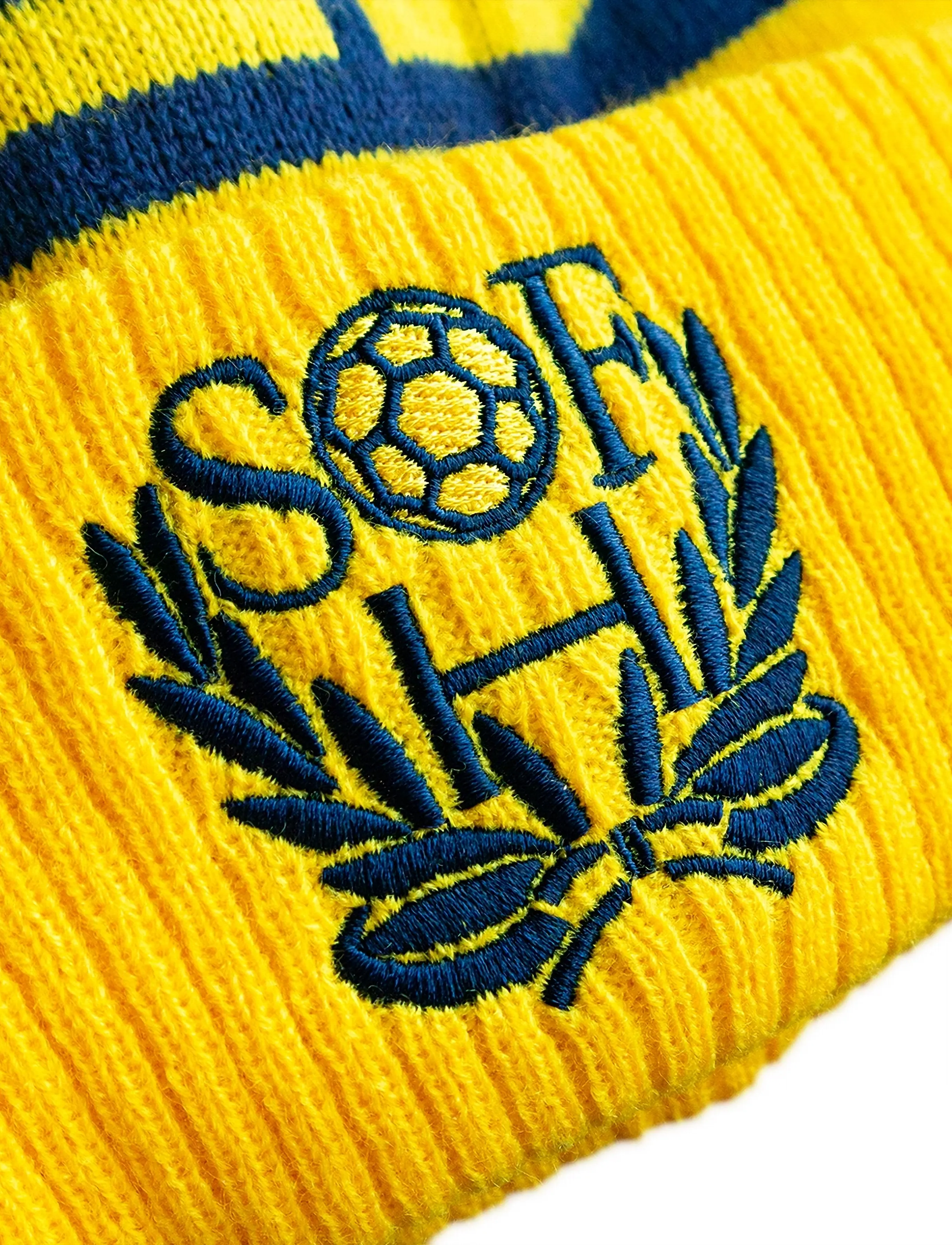 NeH - SHF Knitted Hat Yellow/Blue - huer - yellow/blue - 2