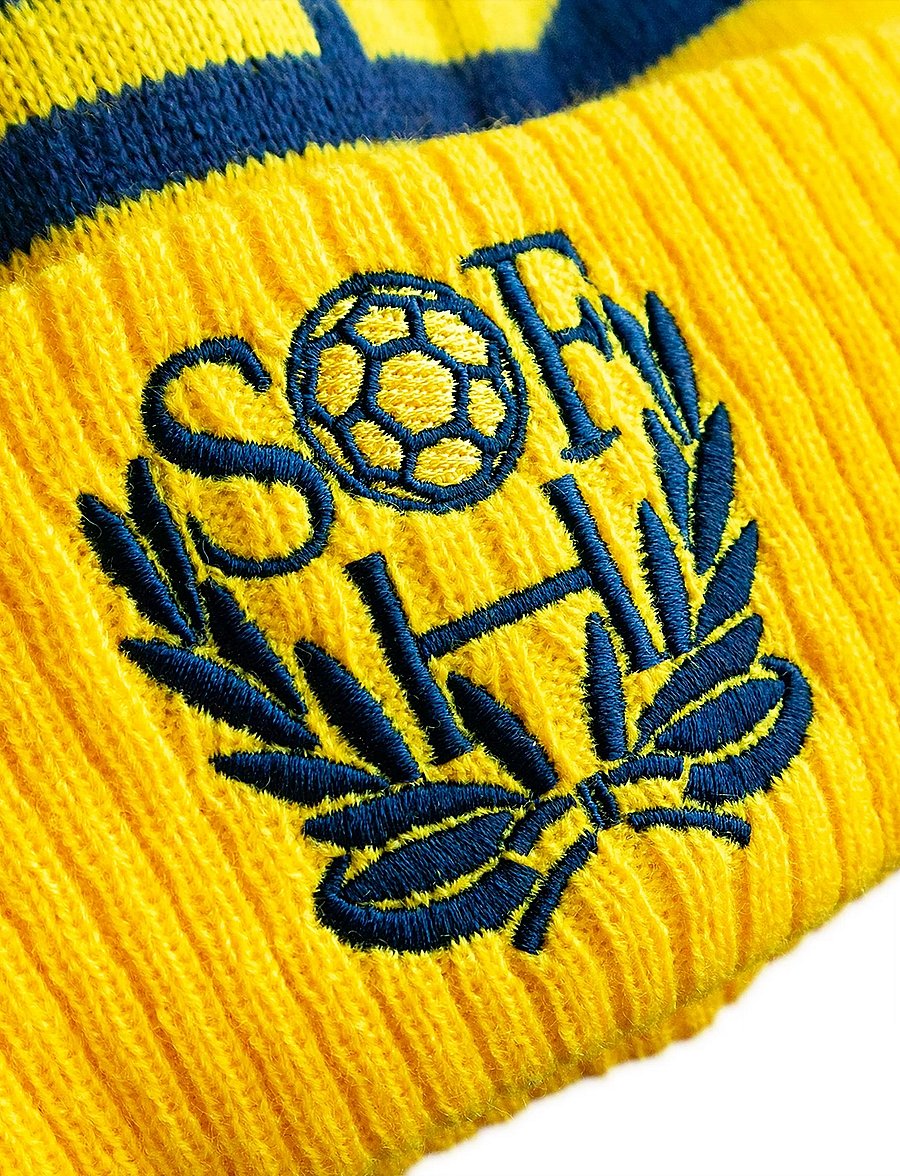 NeH - SHF Knitted Hat Yellow/Blue - beanies - yellow/blue - 2
