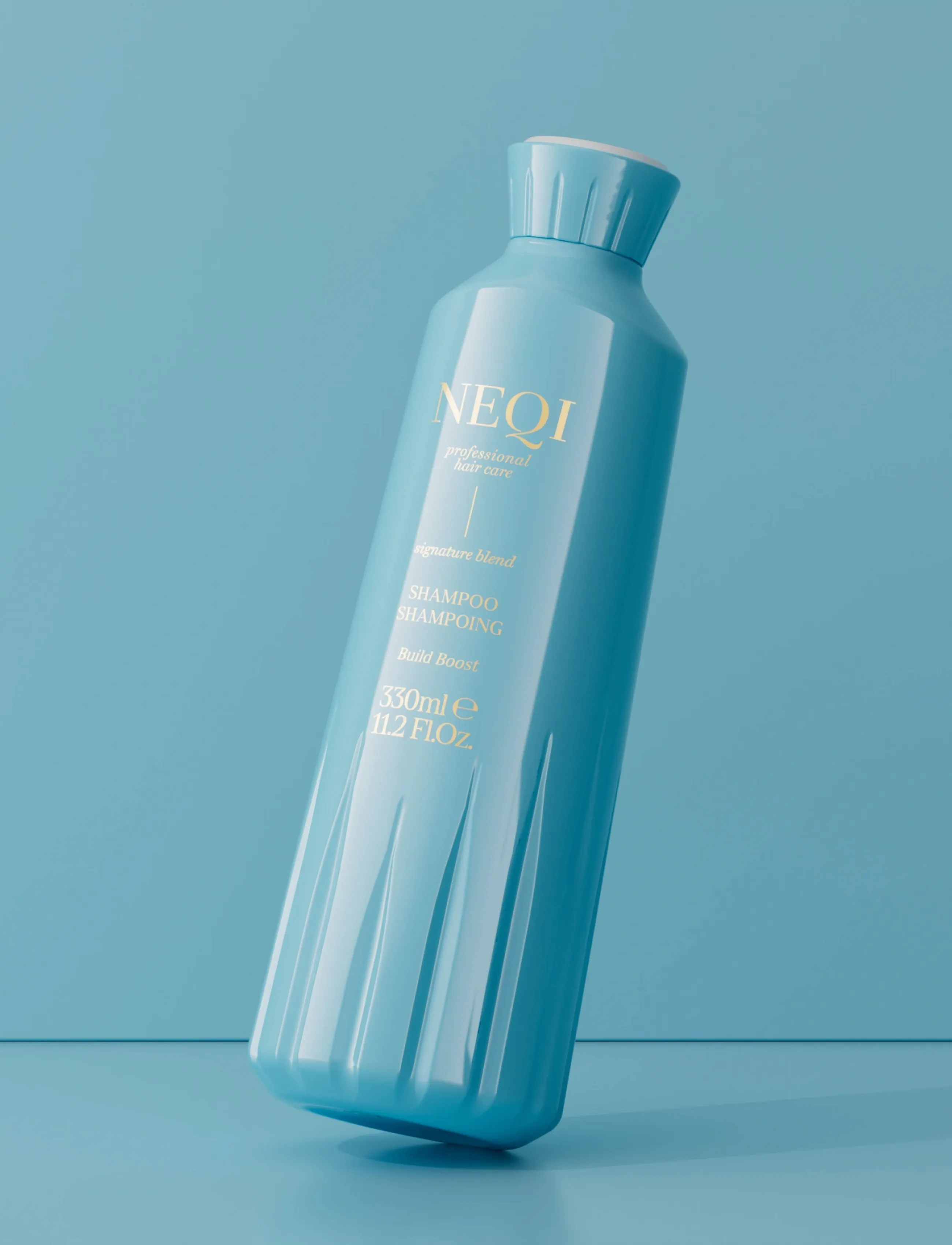 Neqi Build Boost Shampoo 330ml, 330 ml, Blue, Pleje > Shampoo, Dame