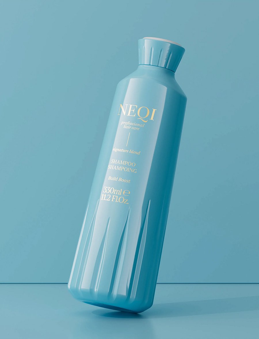 Neqi - Build Boost Shampoo 330ml - sjampó - blue - 0