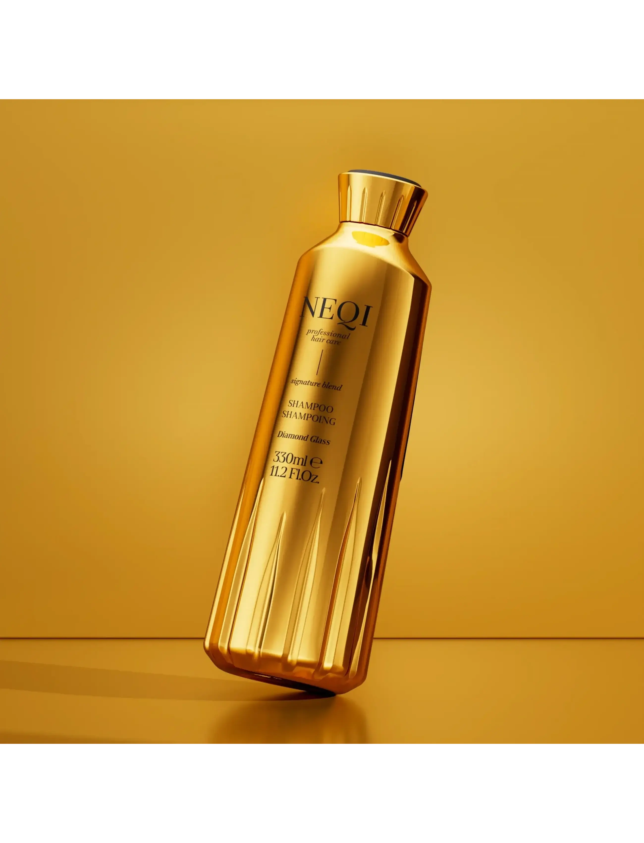 Neqi - Diamond Glass Shampoo 330ml - hårpleje - gold - 1
