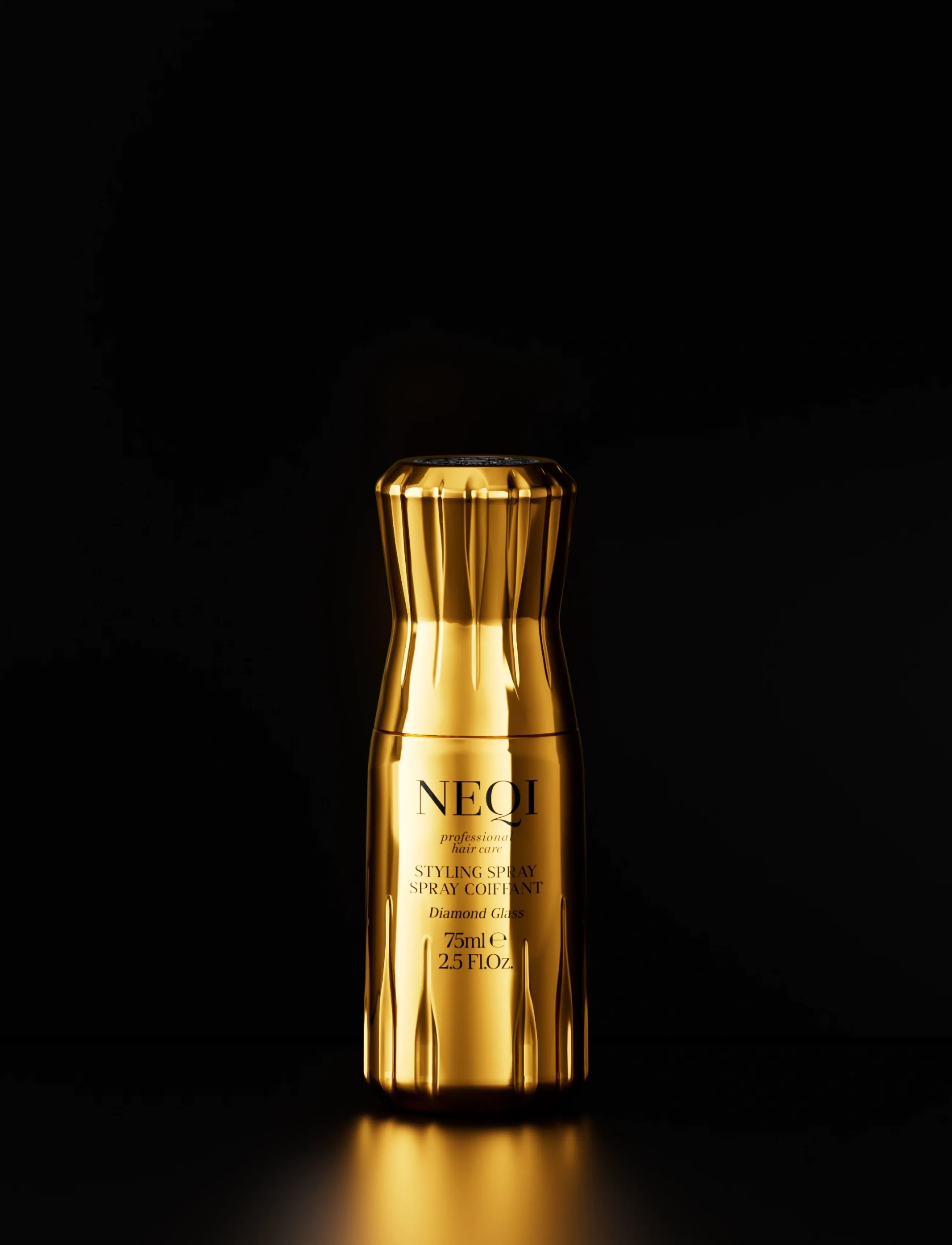 Neqi Diamond Glass Styling Spray All, 75 ml, Nude, Styling > Hårspray Og Skum, Dame