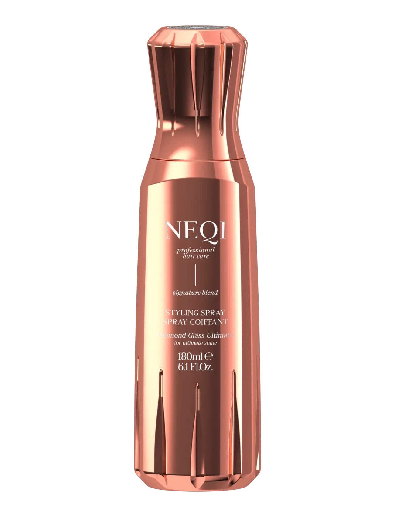 Neqi Diamond Glass Ultimate Styling Spray, Hårspray & Foam, Nude, Str: 180 ML