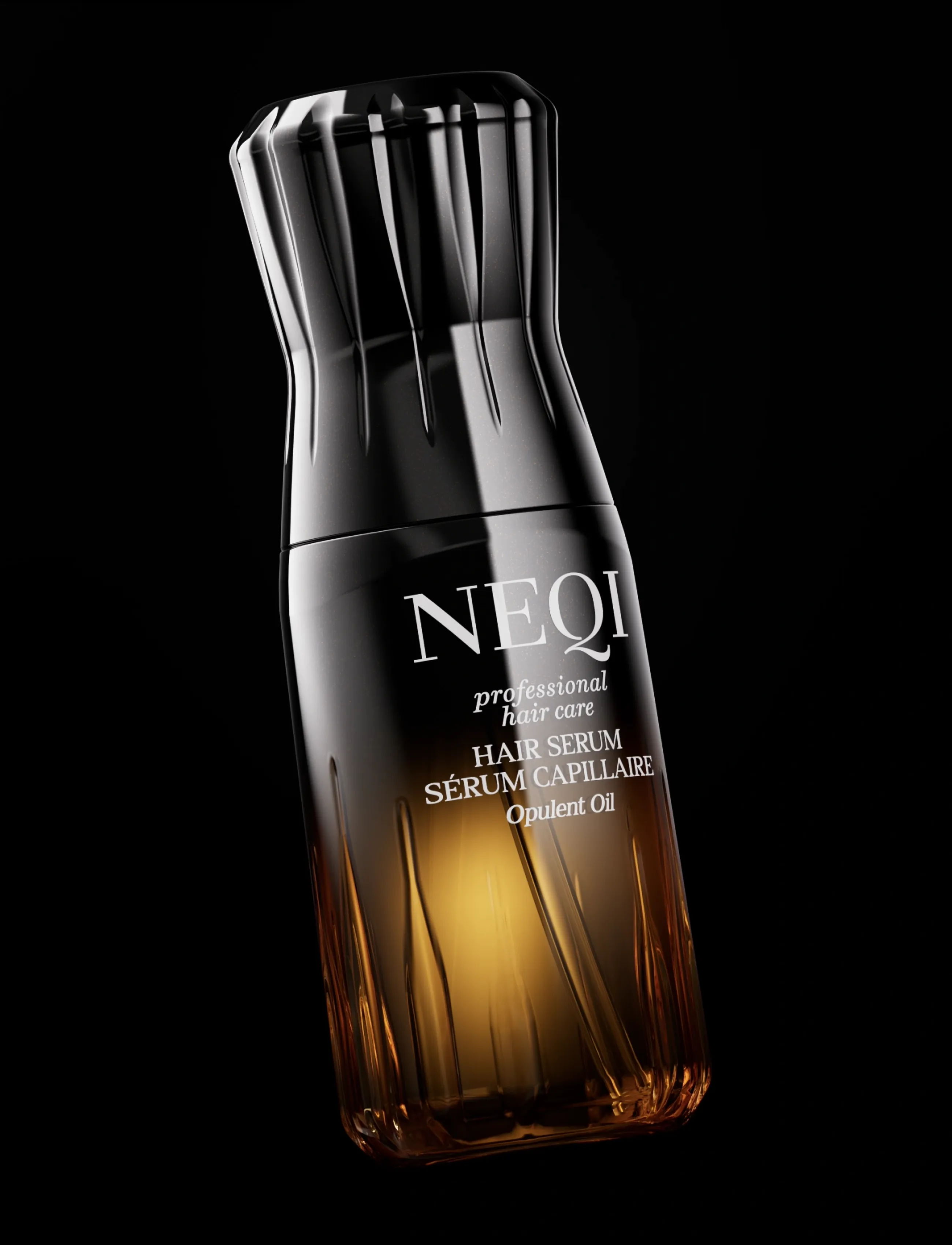 Neqi - Opulent Oil Hair Serum 75ml - hårolier - black - 4