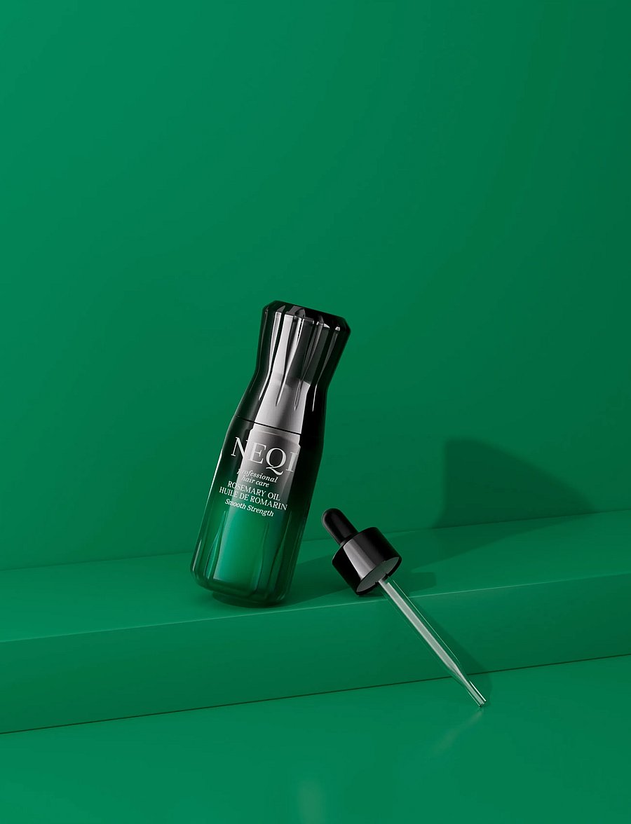 Neqi - Smooth Strength Rosemary Oil 75ml - hárserum - black - 2
